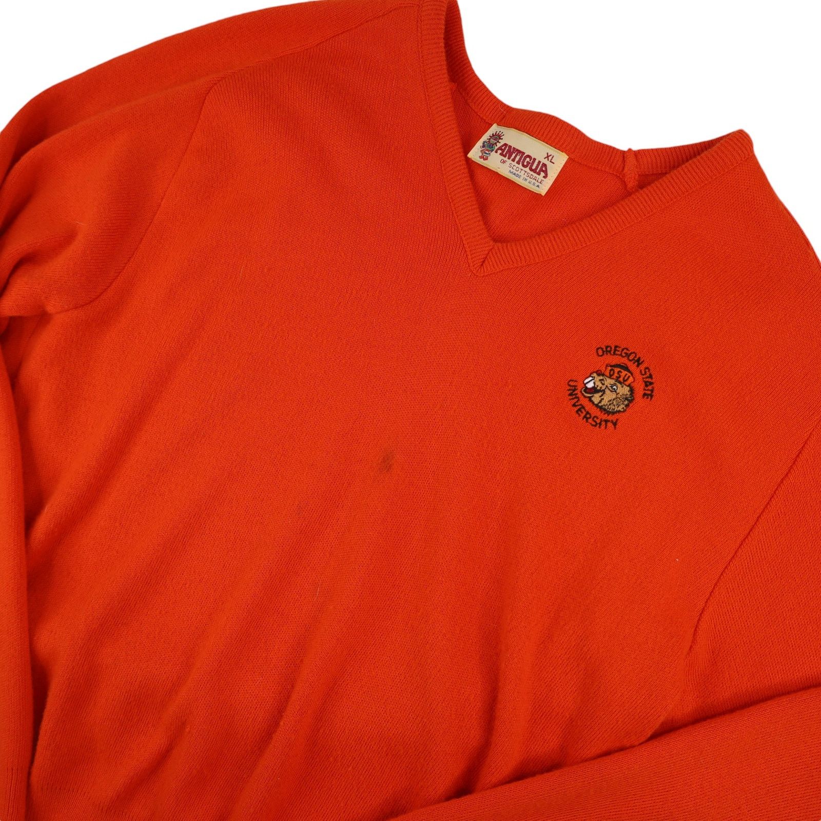 NCAA × Vintage Vintage Antigua Oregon State University Beavers Knit Sweater Size US S / EU 44-46 / 1 - 2 Thumbnail