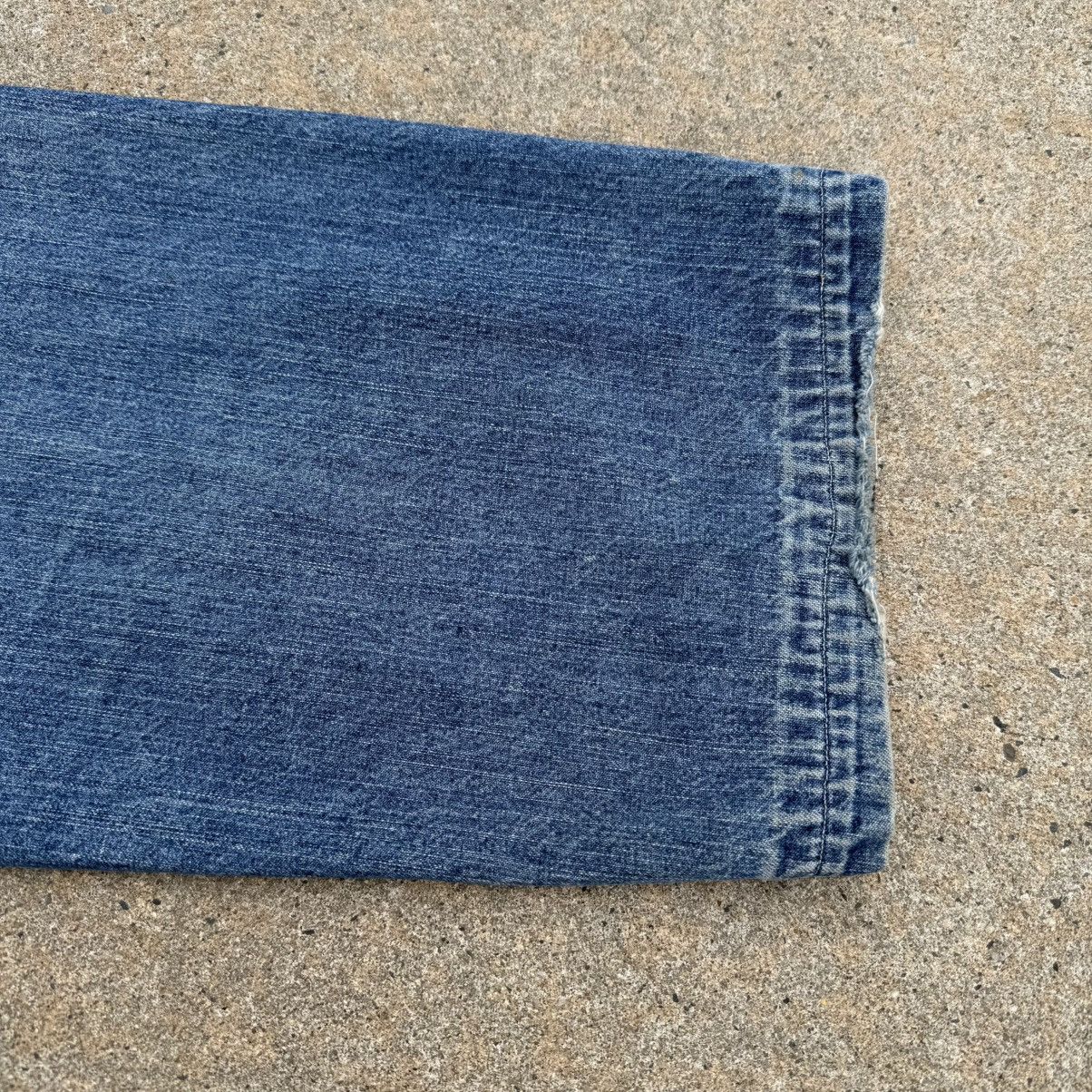 Trussardi Vintage 90’s Trussardi Distressed Faded Blue Baggy Jeans Size US 38 / EU 54 - 22 Thumbnail