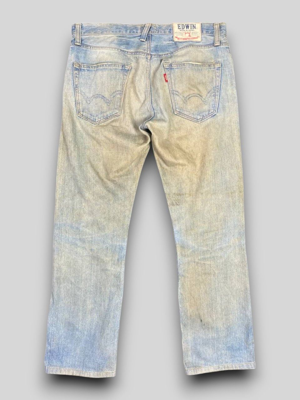 Edwin vintage edwin japan rusty distressed denim nice design Size US 36 / EU 52 - 2 Thumbnail