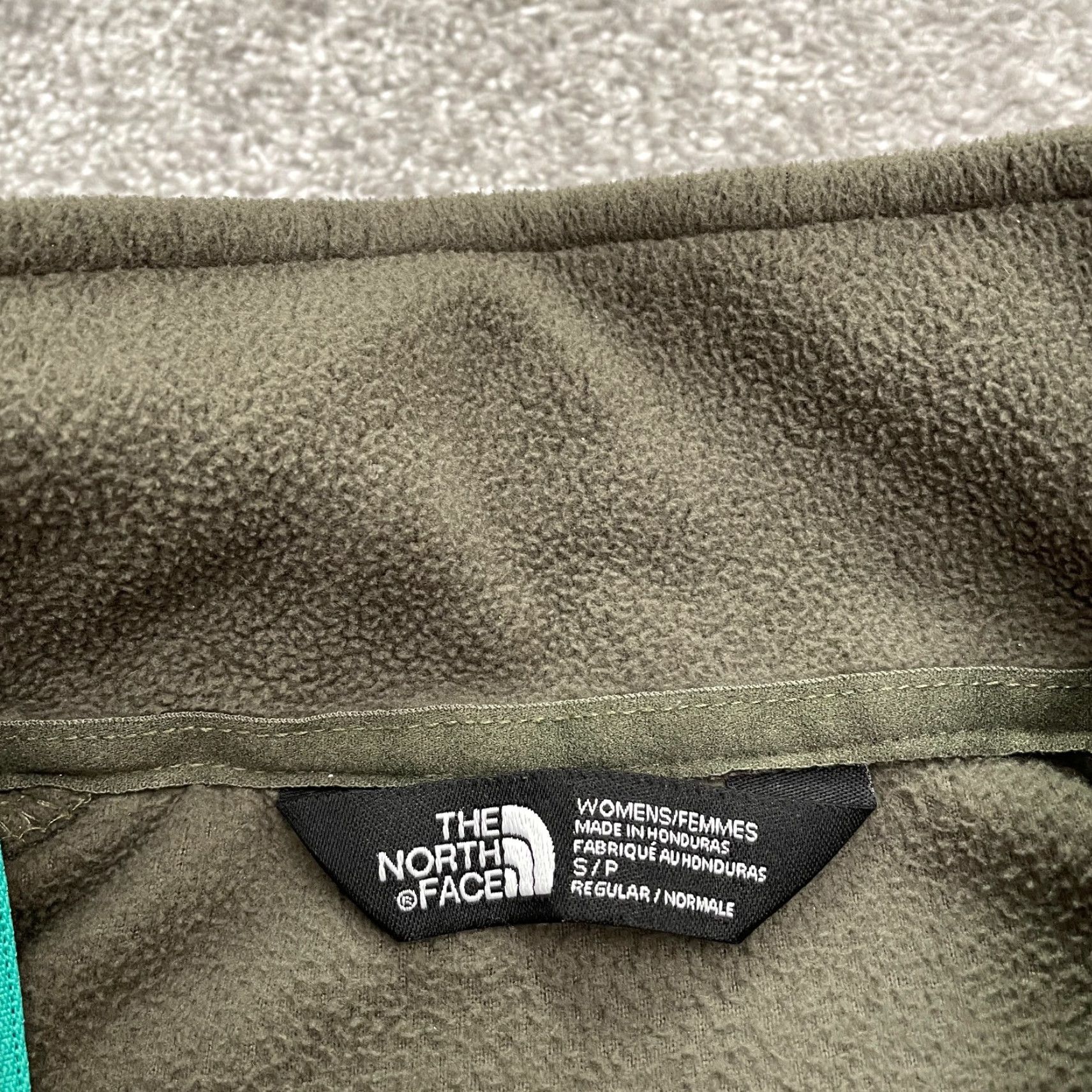 The North Face The North Face Glacier Jacket Womens S Green Fleece 1/4 Zip Outdoor Hiking Breathable Regular Solid Fall Winter Spring Size S / US 4 / IT 40 - 5 Thumbnail