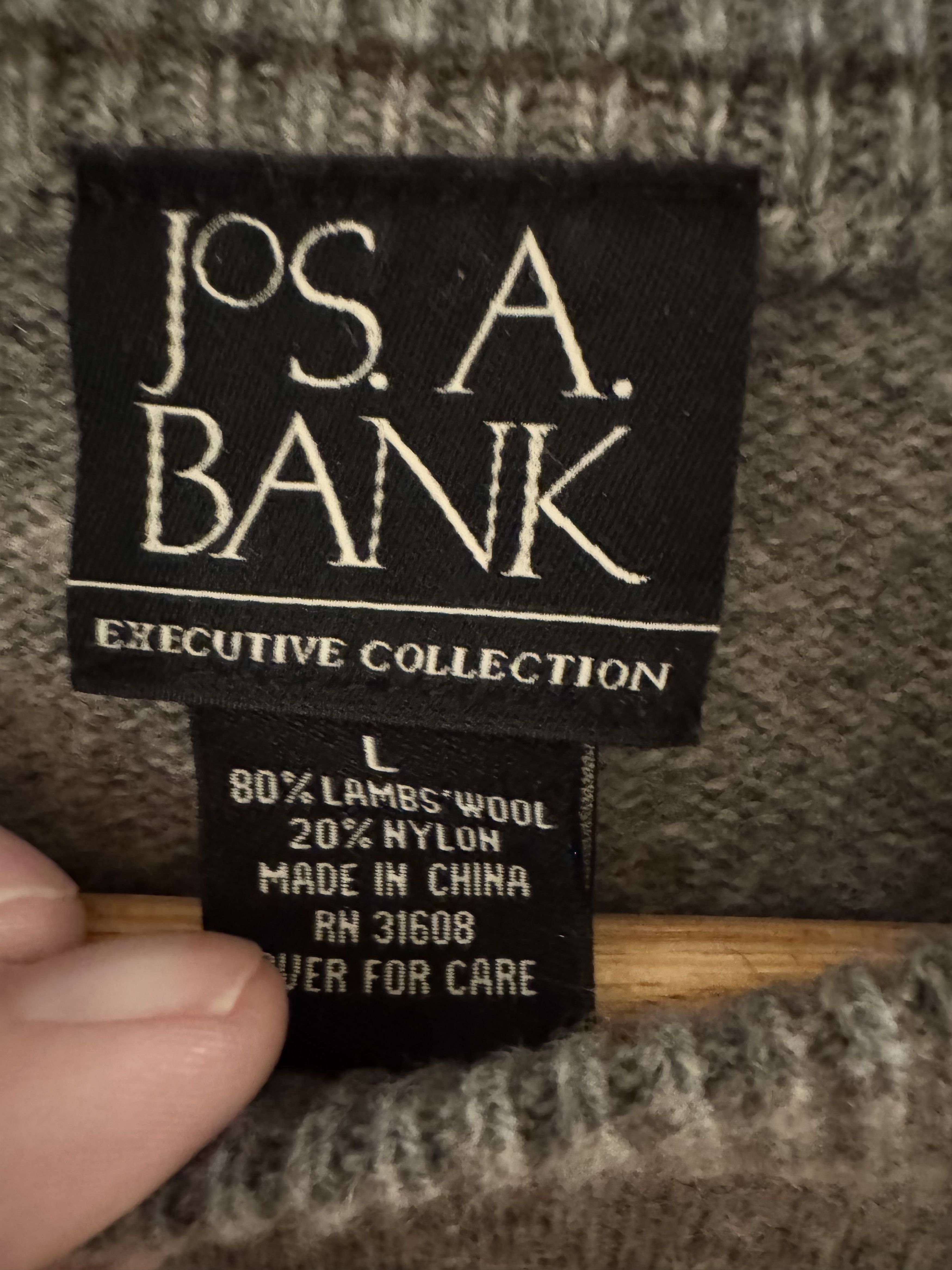 Jos. A. Bank Jos. A. Bank Lambswool Sweater. Size US L / EU 52-54 / 3 - 2 Thumbnail