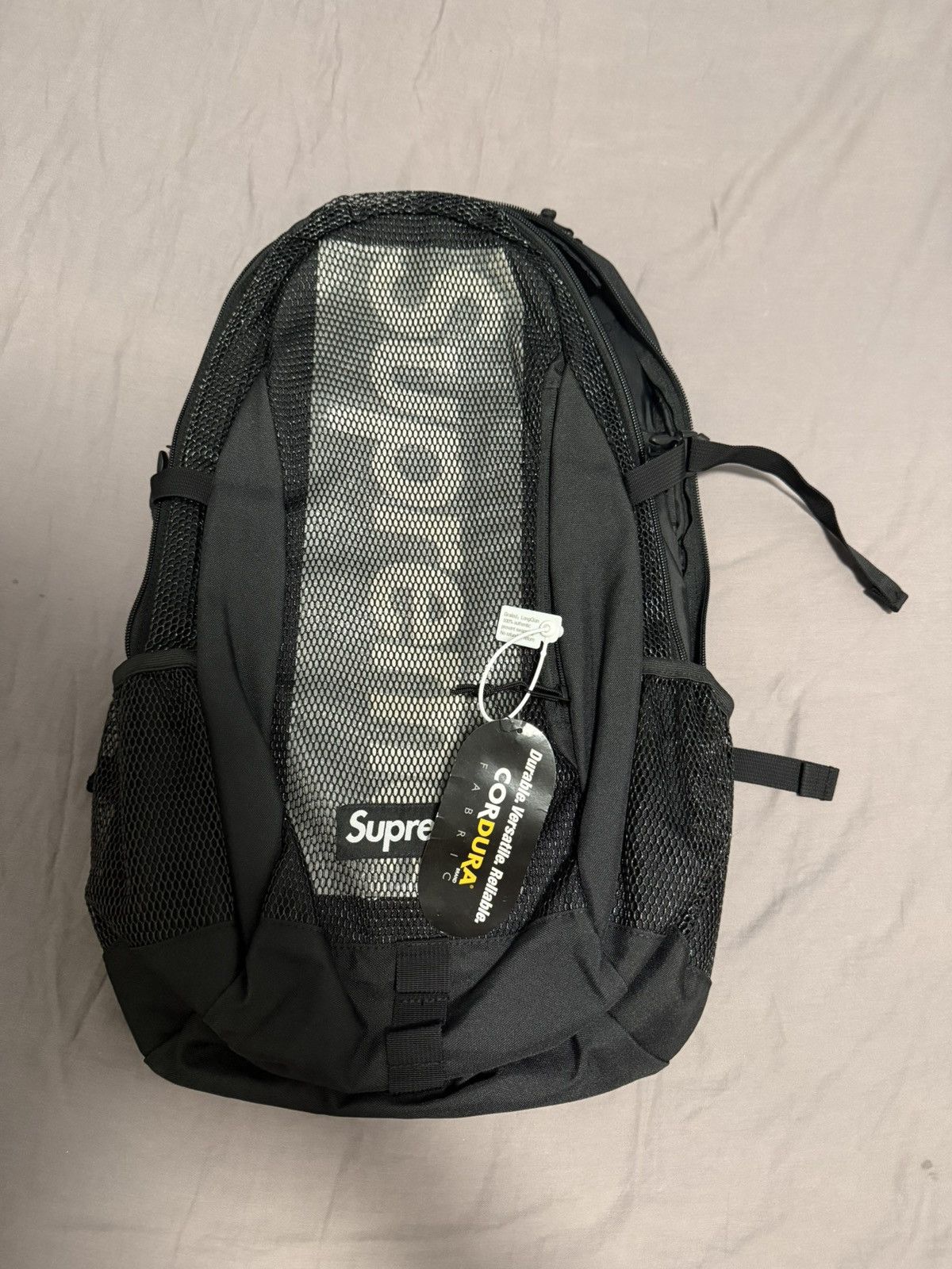 Supreme Supreme 20ss ss20 black backpack black | Grailed