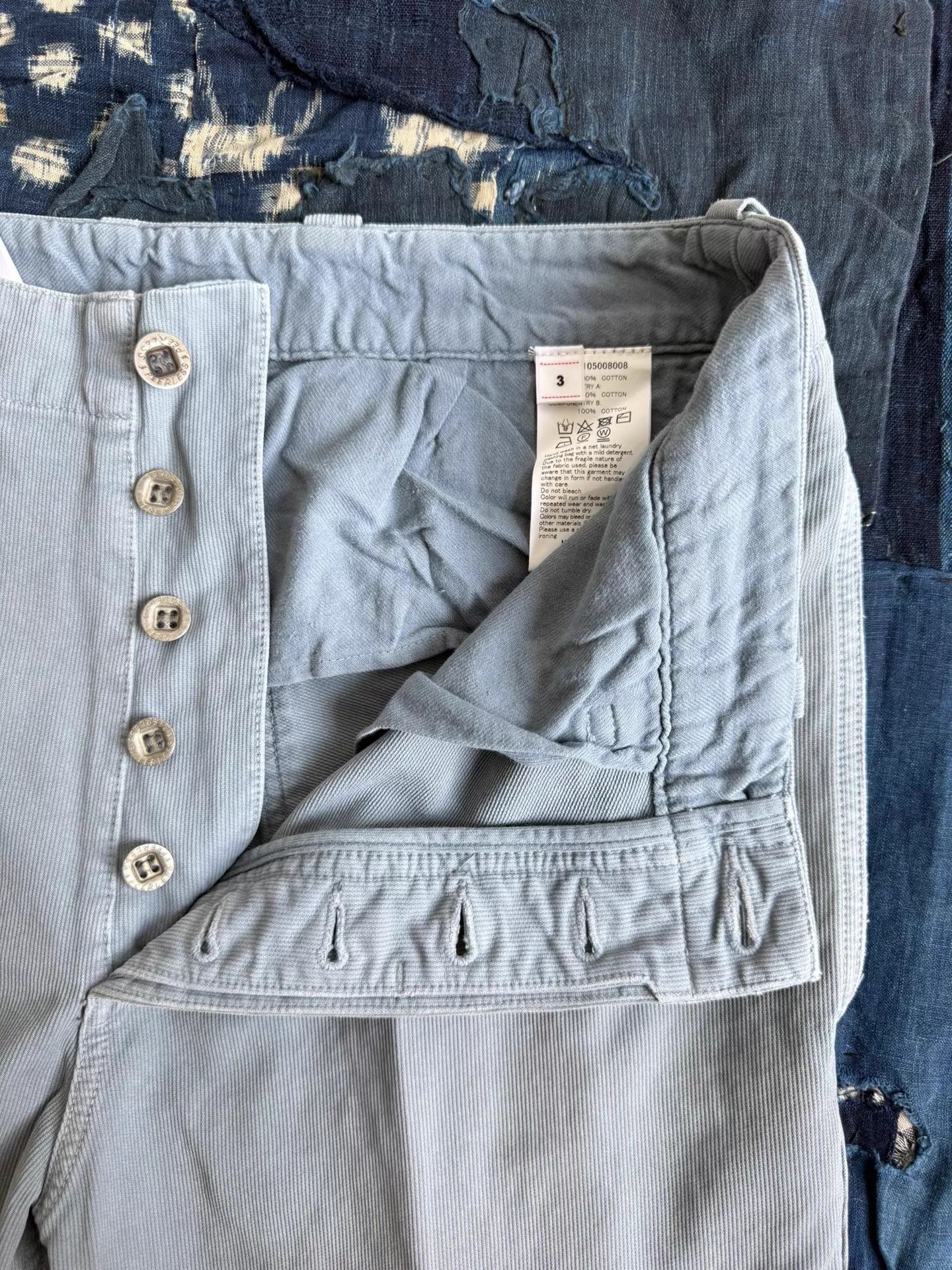 Visvim VISVIM 22SS GIFFORD LT.BLUE DMGD Washed Pants Size US 34 / EU 50 - 7 Thumbnail