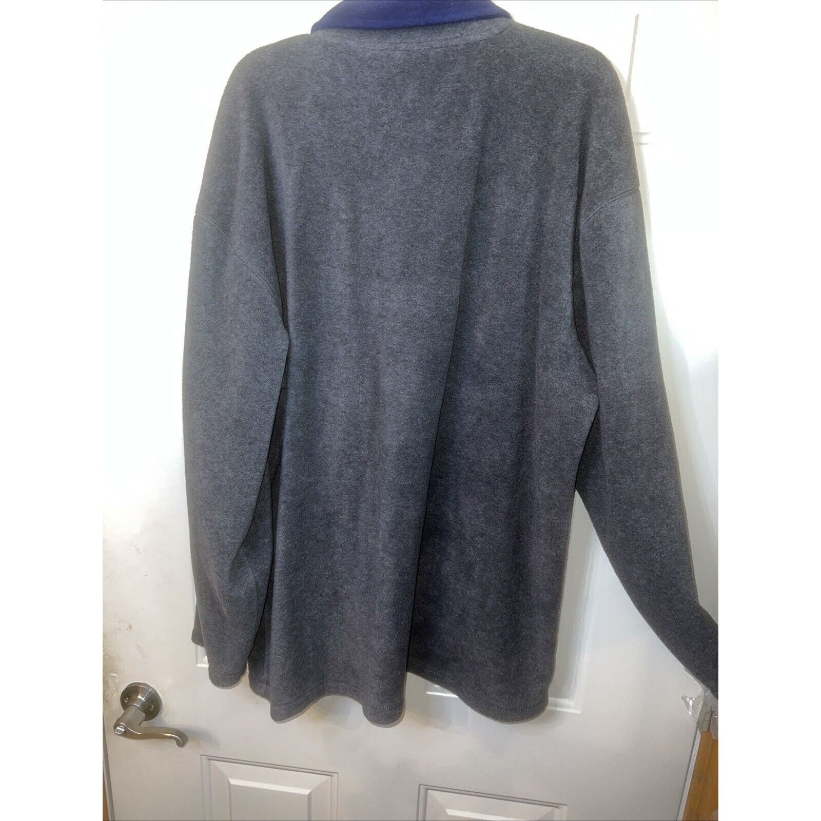 NHL Columbus Blue Jackets Men’s Sweater 1/4 Zip Fleece XL Gray Size US XL / EU 56 / 4 - 7 Thumbnail