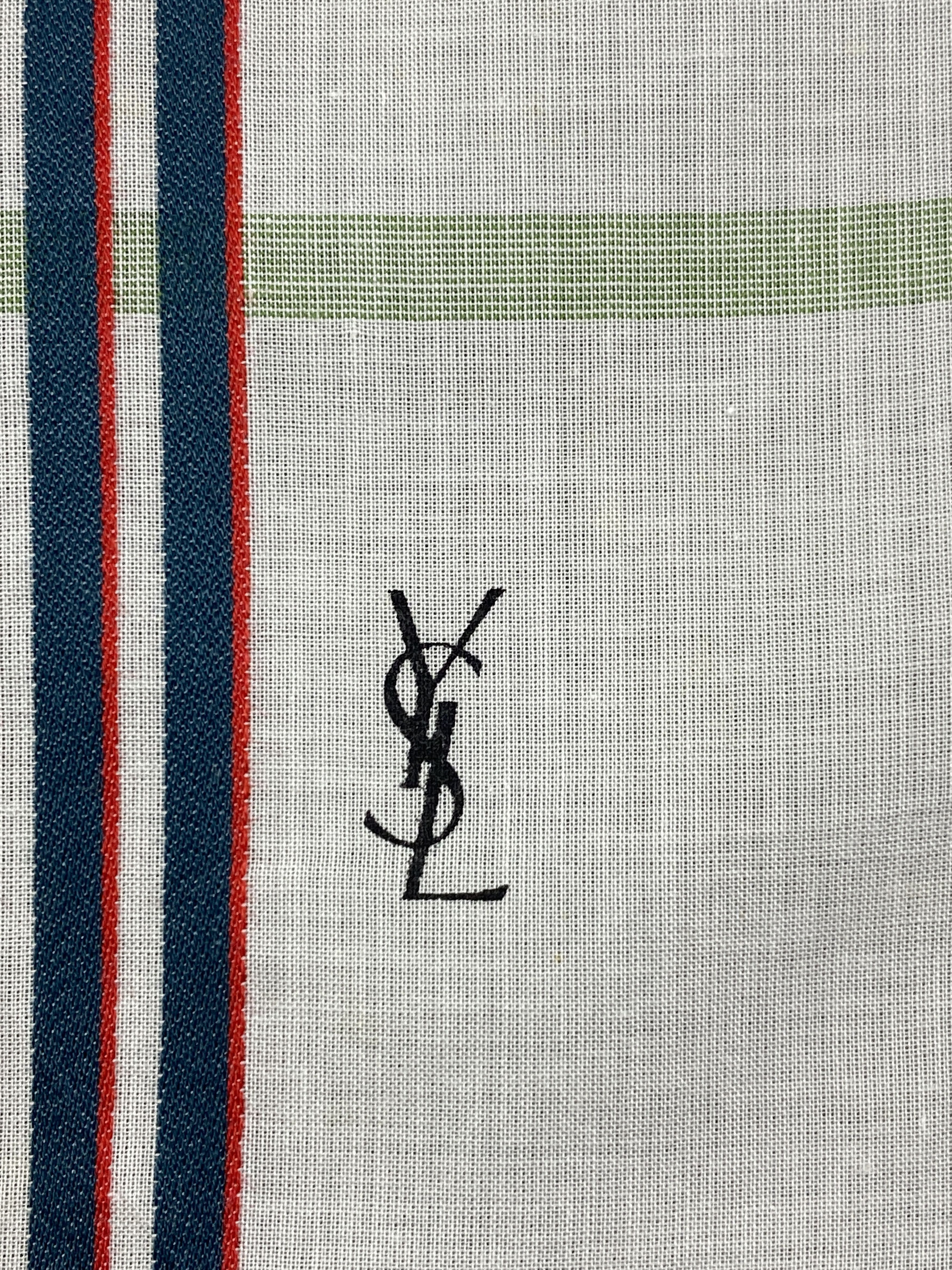 Yves Saint Laurent Yves Saint Laurent Handkerchief / Neckerchief KT0052 Size ONE SIZE - 6 Thumbnail