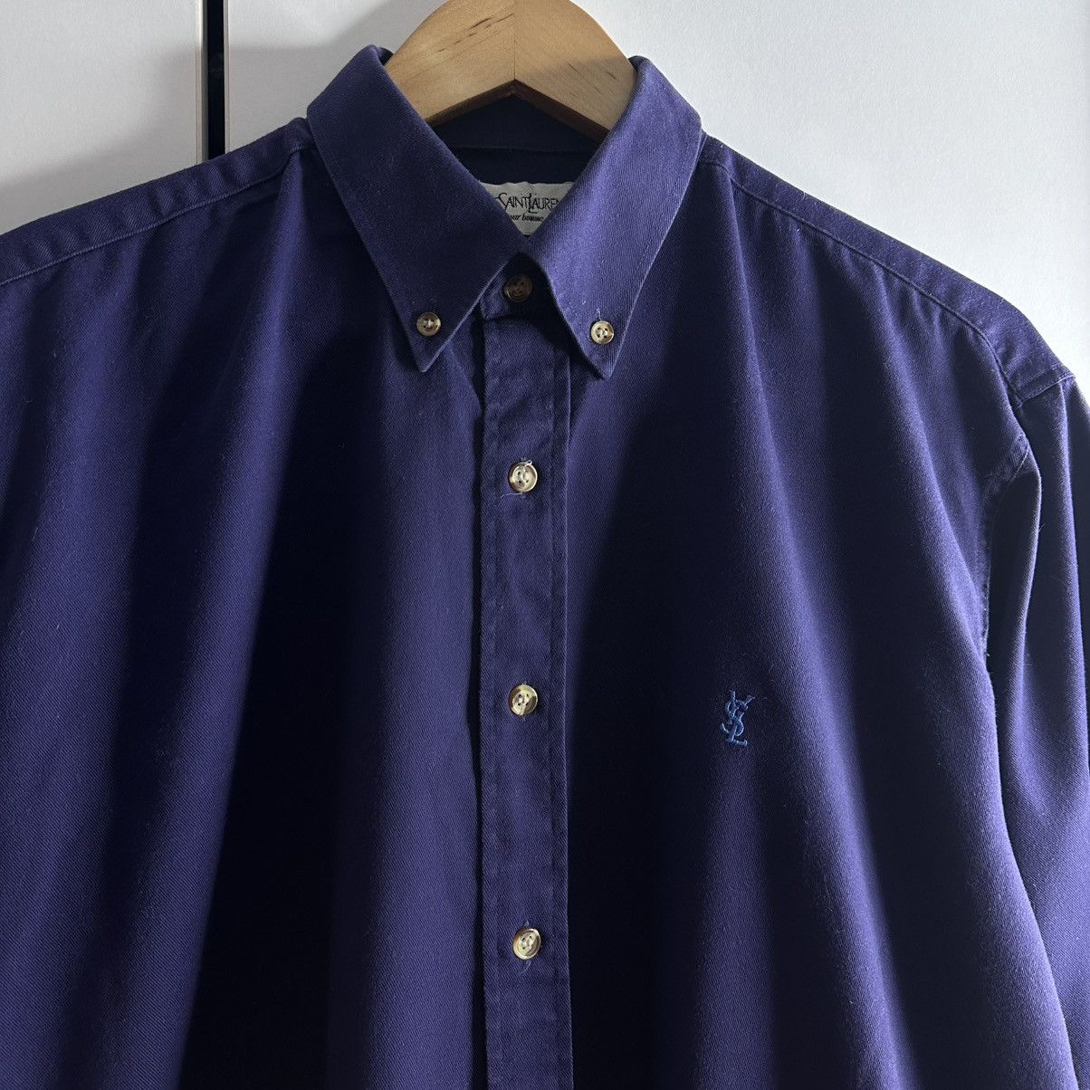 Yves Saint Laurent Yves Saint Laurent YSL Pour Home Shirt Size US M / EU 48-50 / 2 - 2 Thumbnail