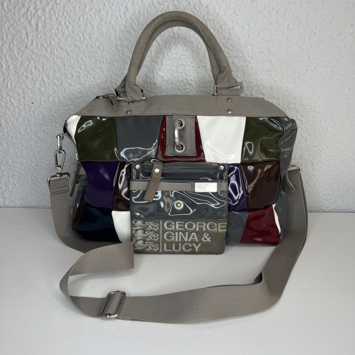 George Gina & Lucy × Japanese Brand × Vintage George Gina & Lucy GGL Vintage Bag Retro Y2K Drill Rare Hype Size ONE SIZE - 1 Thumbnail