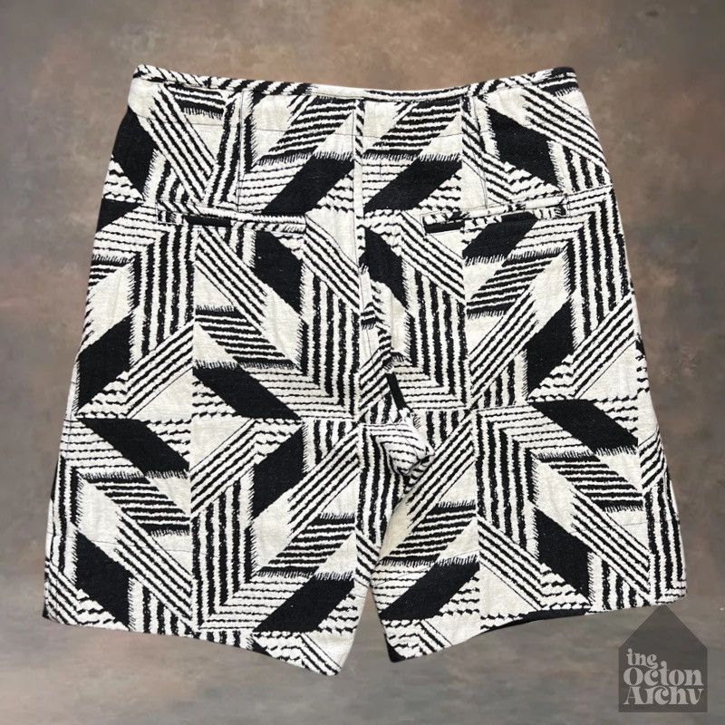 Isabel Marant Isabel Marant Felian Jacquard Shorts Black/Off White New Size US 36 / EU 52 - 2 Thumbnail