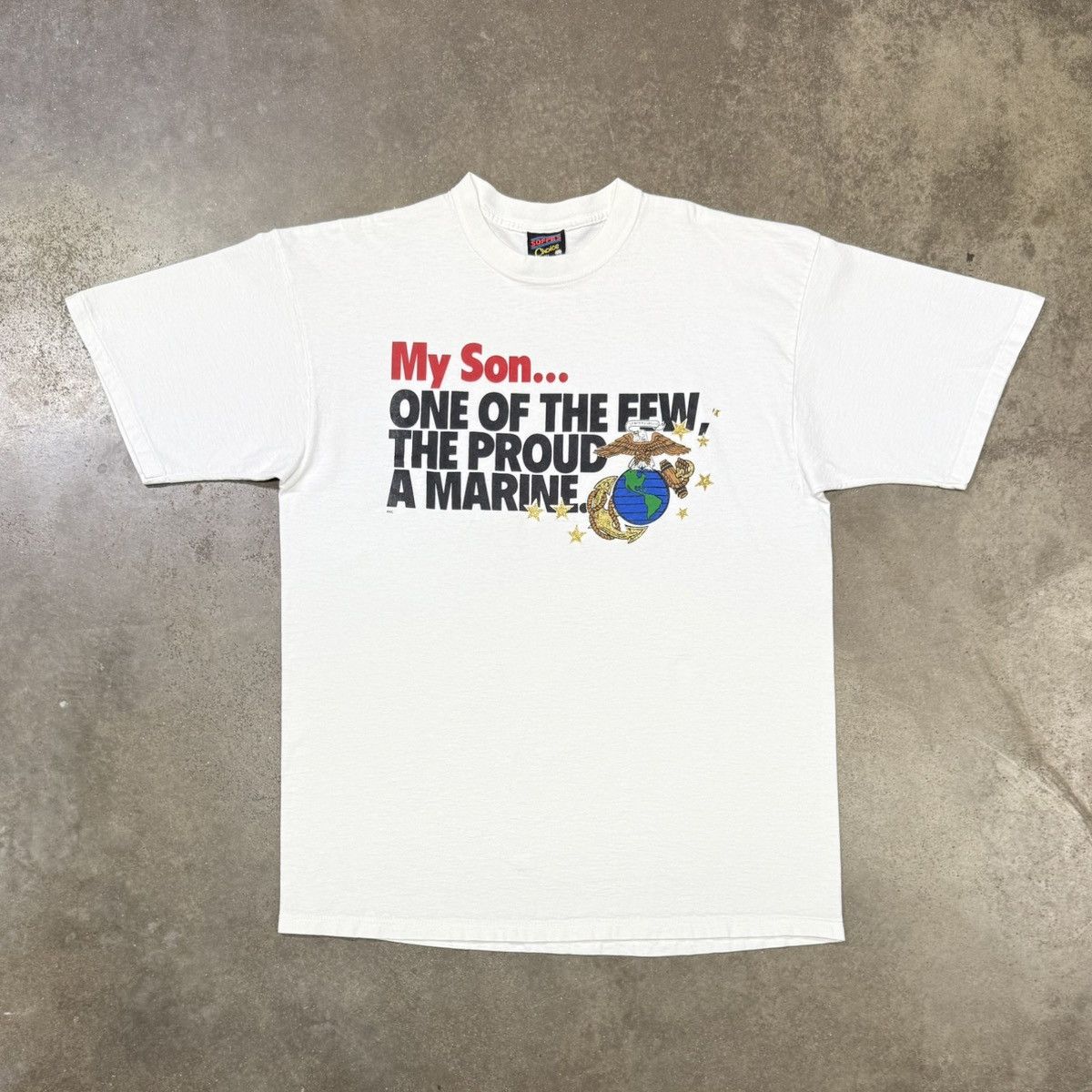 Soffe Vintage Soffe’s Choice USA Made Single Stitch T-Shirt USMC Size US XL / EU 56 / 4 - 1 Thumbnail