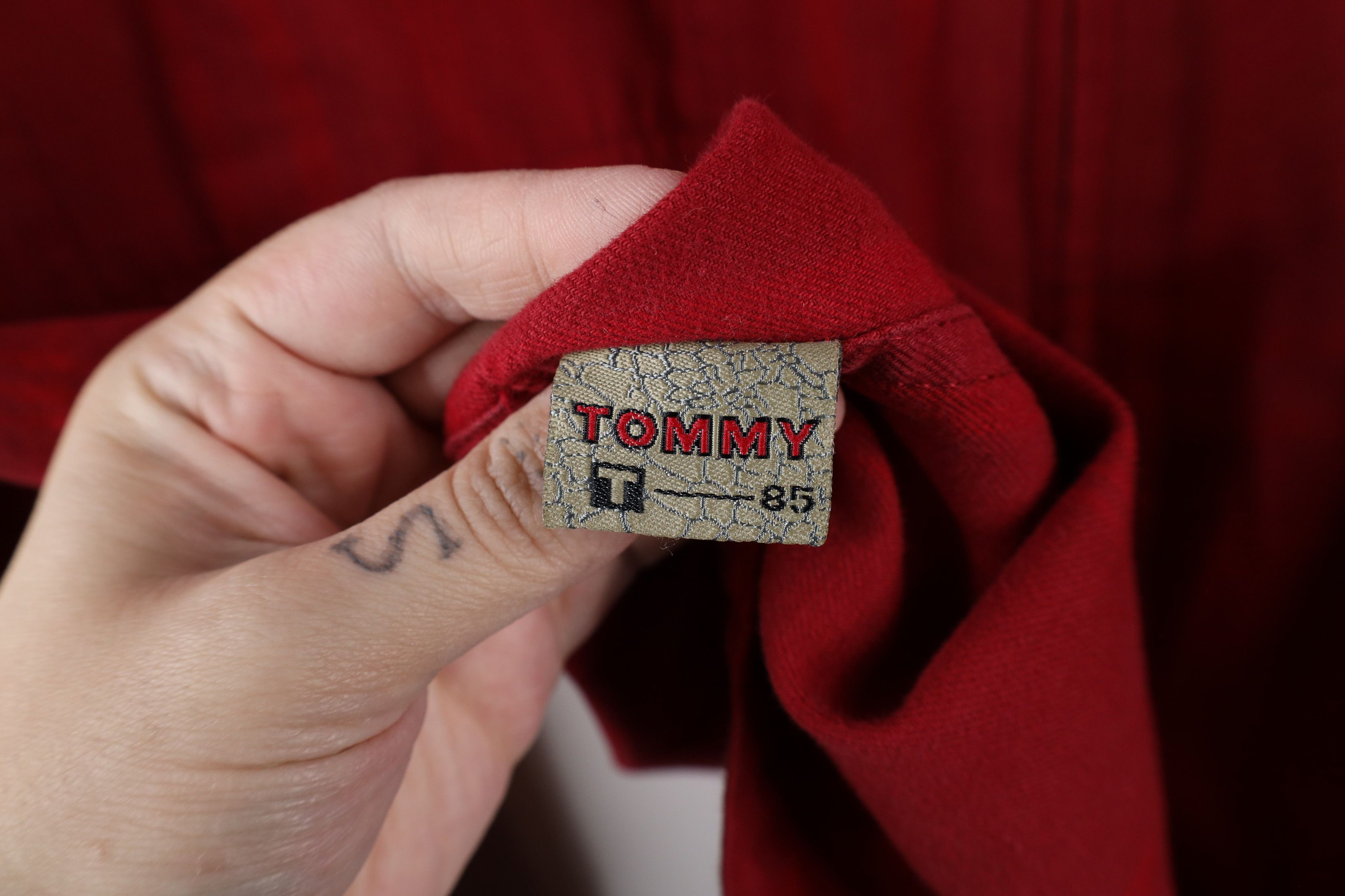 Tommy Hilfiger × Vintage Vintage 90s Tommy Hilfiger Out Flannel Full Zip Shirt Jacket Size US L / EU 52-54 / 3 - 15 Thumbnail