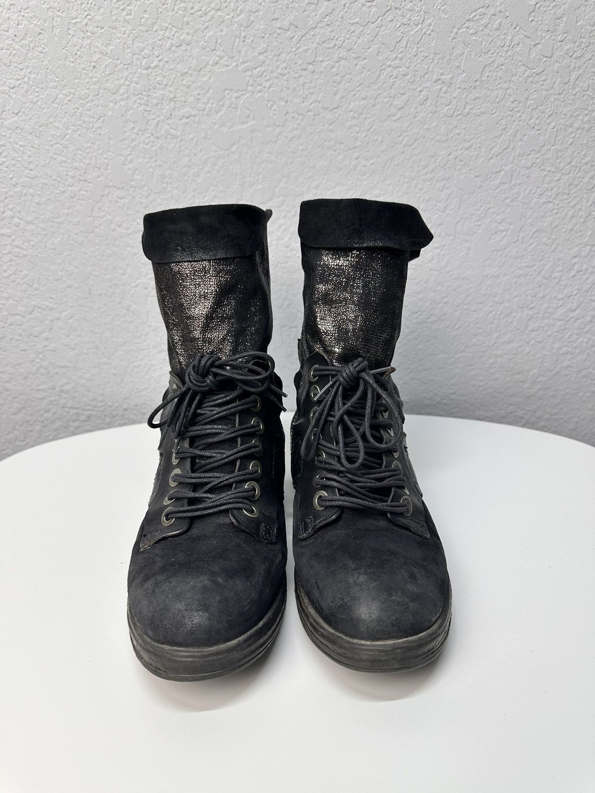 A.S.98 Leather Boots A.S. 98 Western Air step Guisi style Vintage Size US 7 / IT 37 - 2 Thumbnail