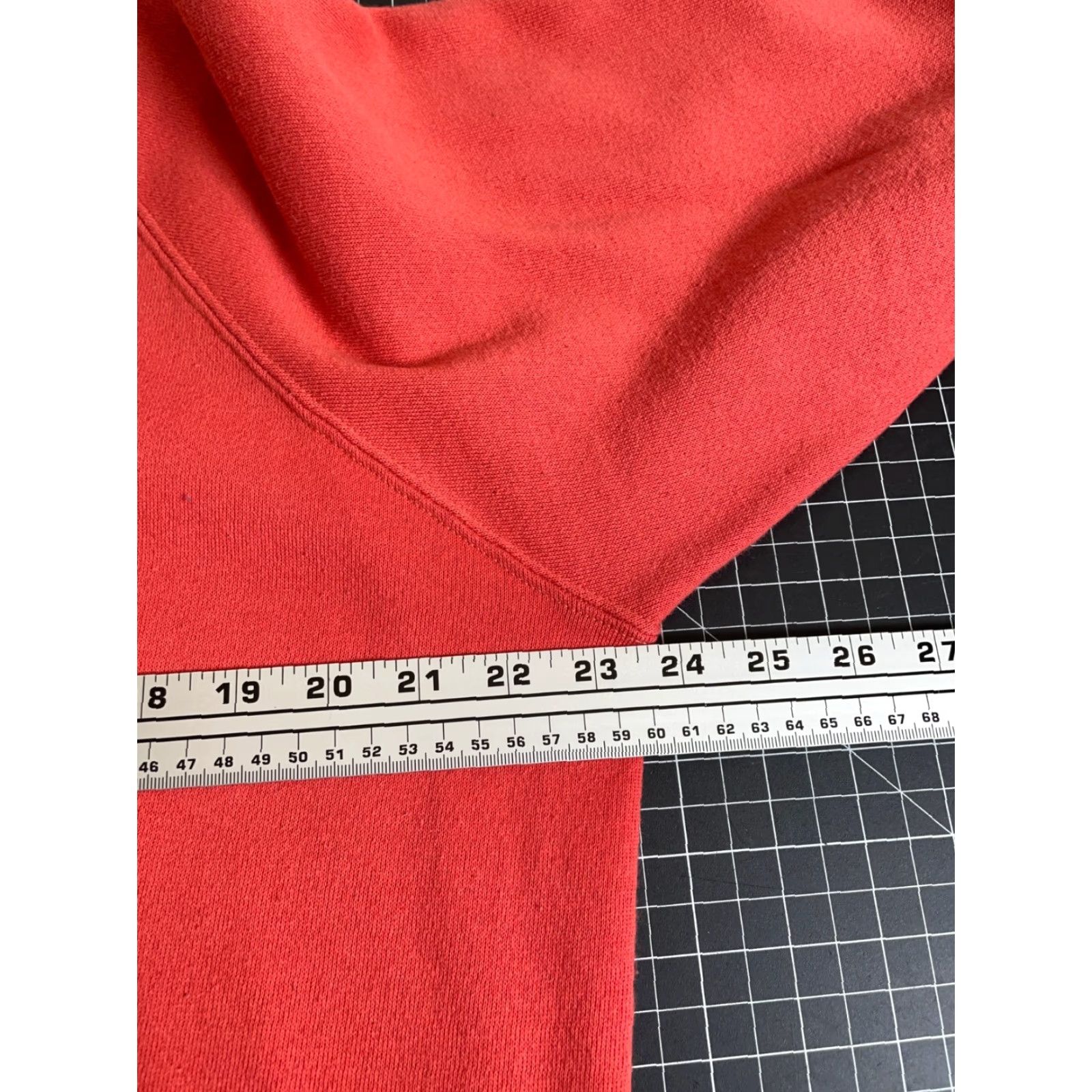 Hanes VINTAGE Hanes Sweatshirt Women West Pawnee Ranch Bed & Breakfast Raglan Long Sleeve Crew Neck Red 90s City Graphic Print Washed Red Size L / US 10 / IT 46 - 5 Thumbnail