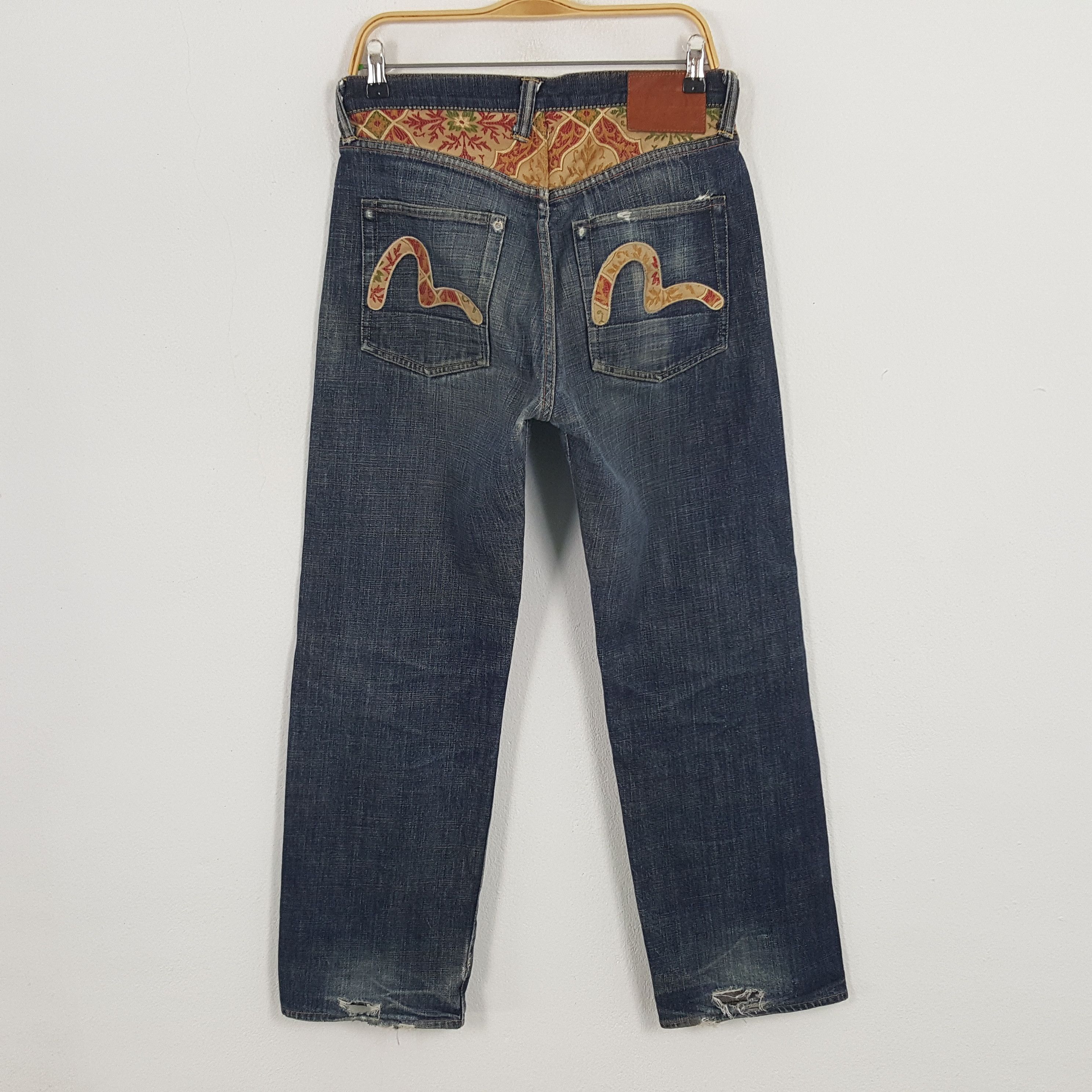 Evisu × Japanese Brand Vintage Evisu Japan Selvedge Custom Daicock Denim Jeans Size US 30 / EU 46 - 4 Thumbnail