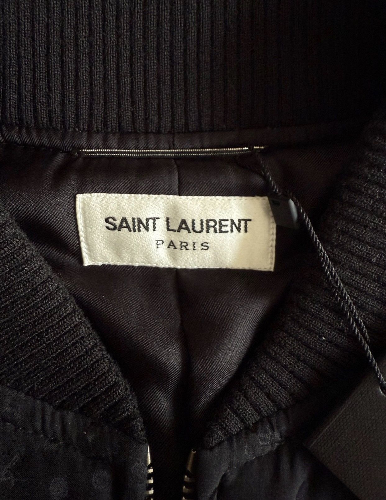 Saint Laurent Paris × Yves Saint Laurent Saint Laurent black polka dot cotton jacket2412-Nextarrow Size US M / EU 48-50 / 2 - 6 Thumbnail