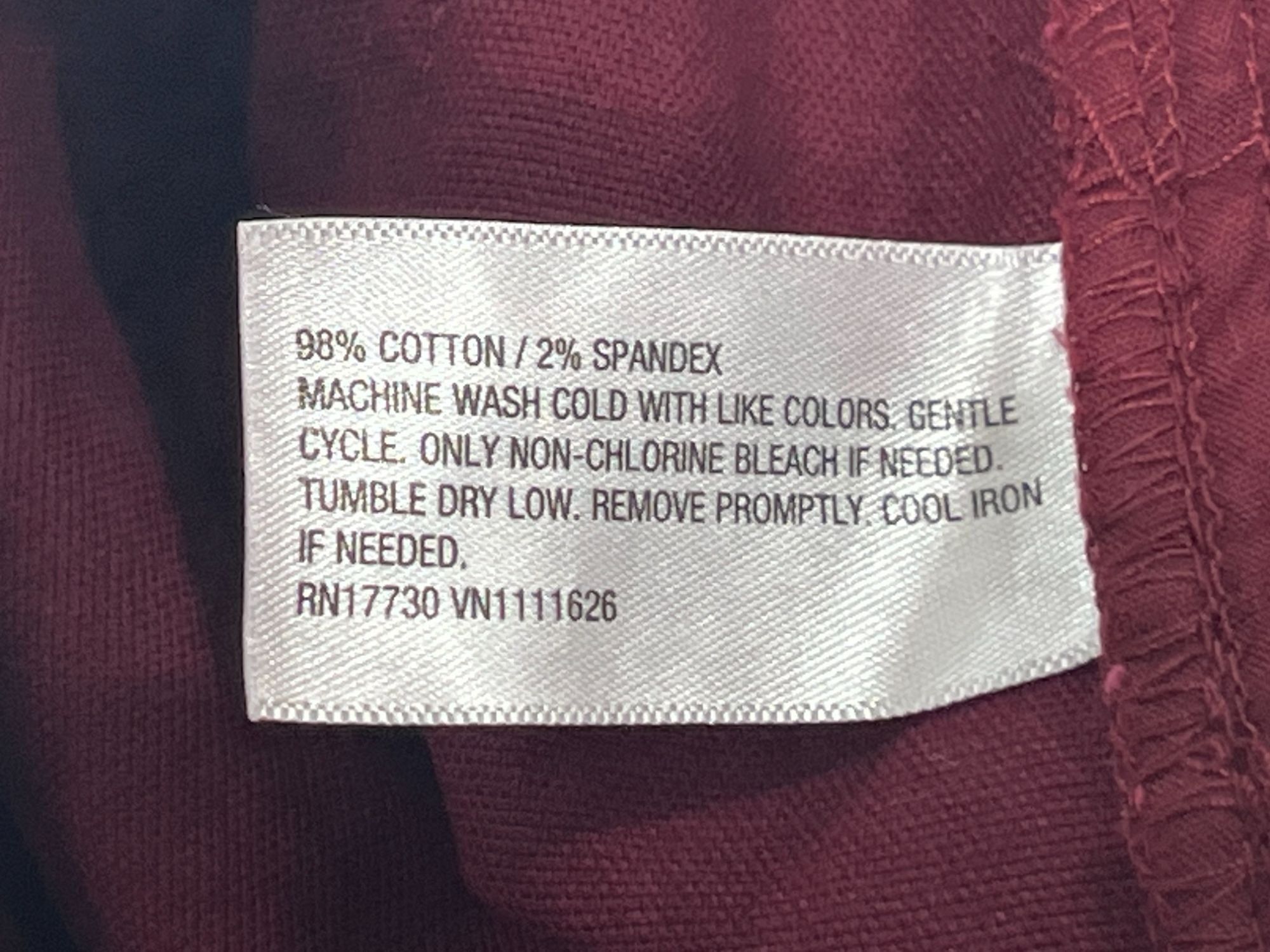 Other A New Day - Women's High-Rise Everyday Shorts - Burgundy - 2 Size 26" / US 2 / IT 38 - 10 Thumbnail
