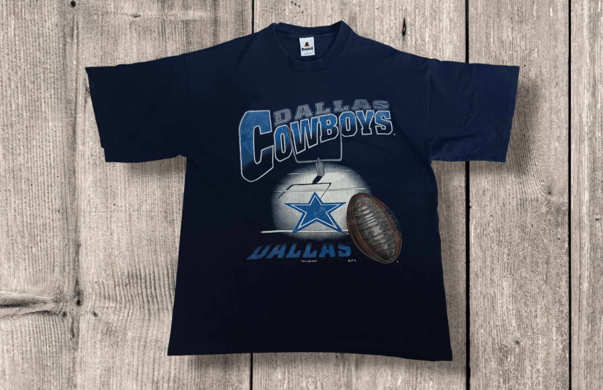 Riddell Vintage 90s | Dallas Cowboys Shirt Size US L / EU 52-54 / 3 - 1 Thumbnail