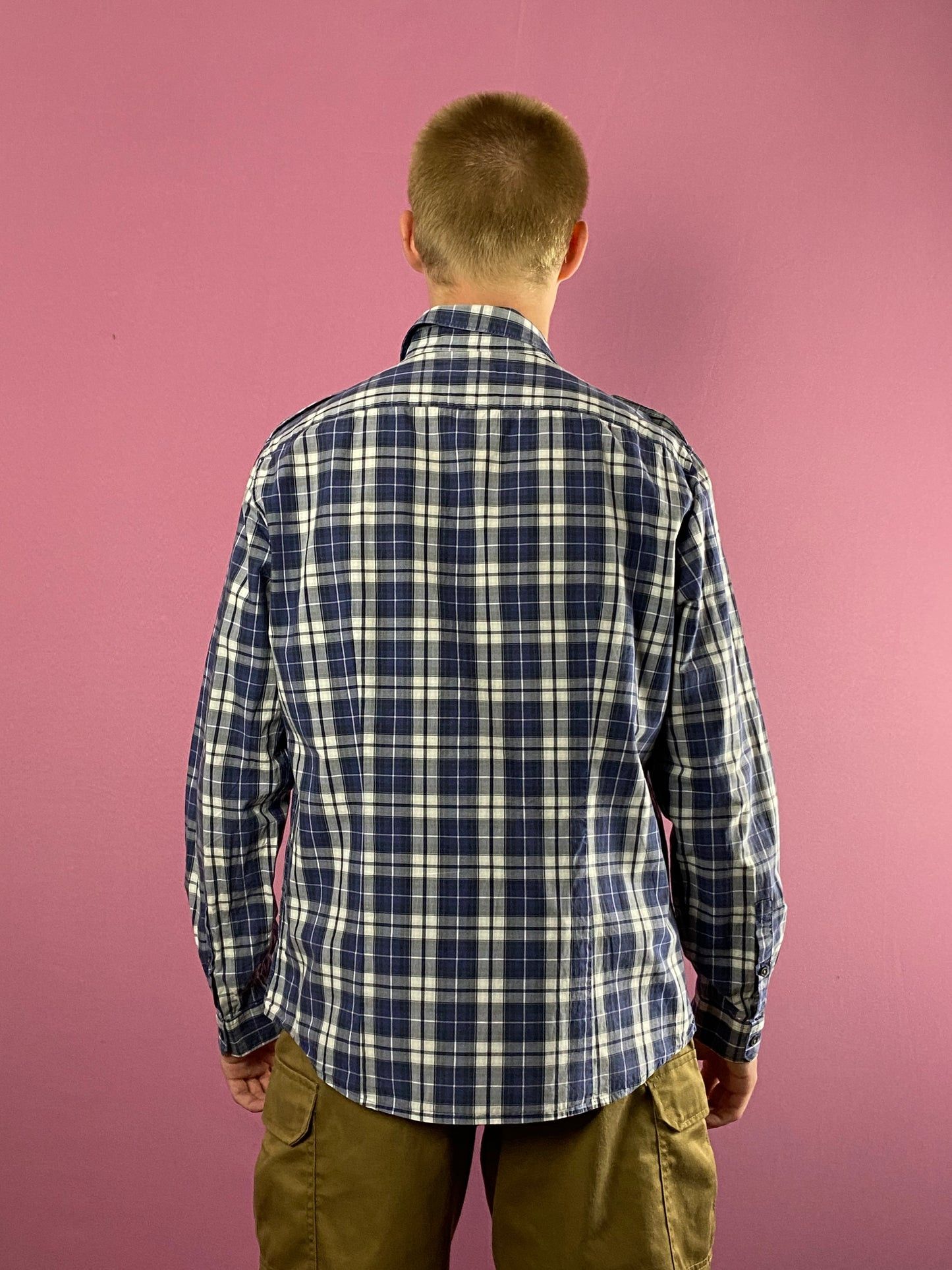 Michael Kors × Vintage Michael Kors Vintage Men's Plaid Shirt - M Size US M / EU 48-50 / 2 - 4 Thumbnail