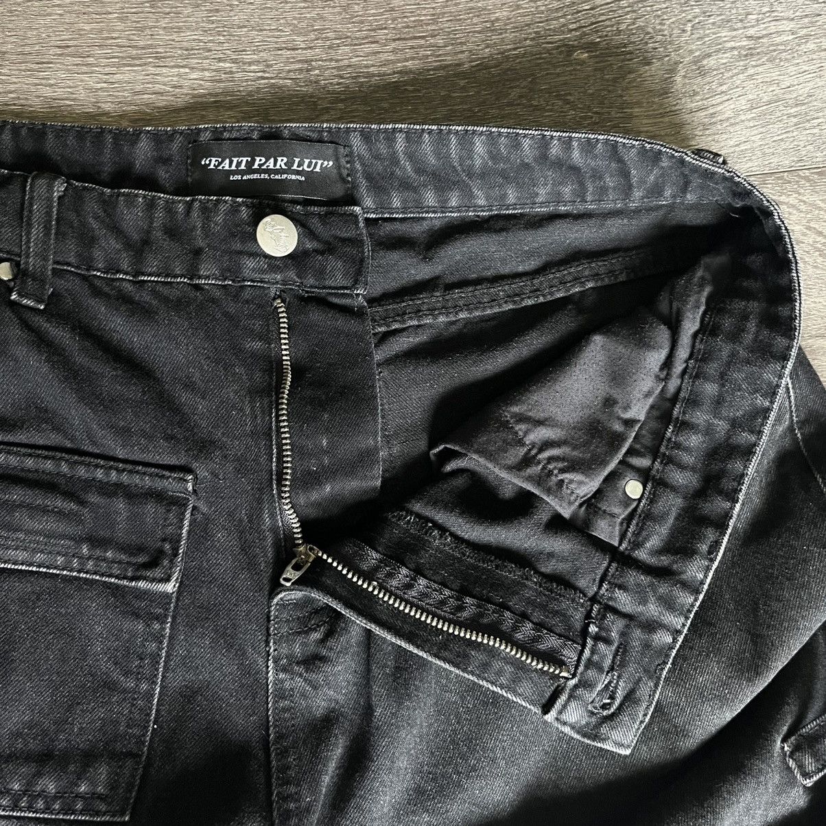 Other Fait Par Lui Baggy Black Pocket Designer Denim Jeans Size 32 Size US 32 / EU 48 - 9 Thumbnail