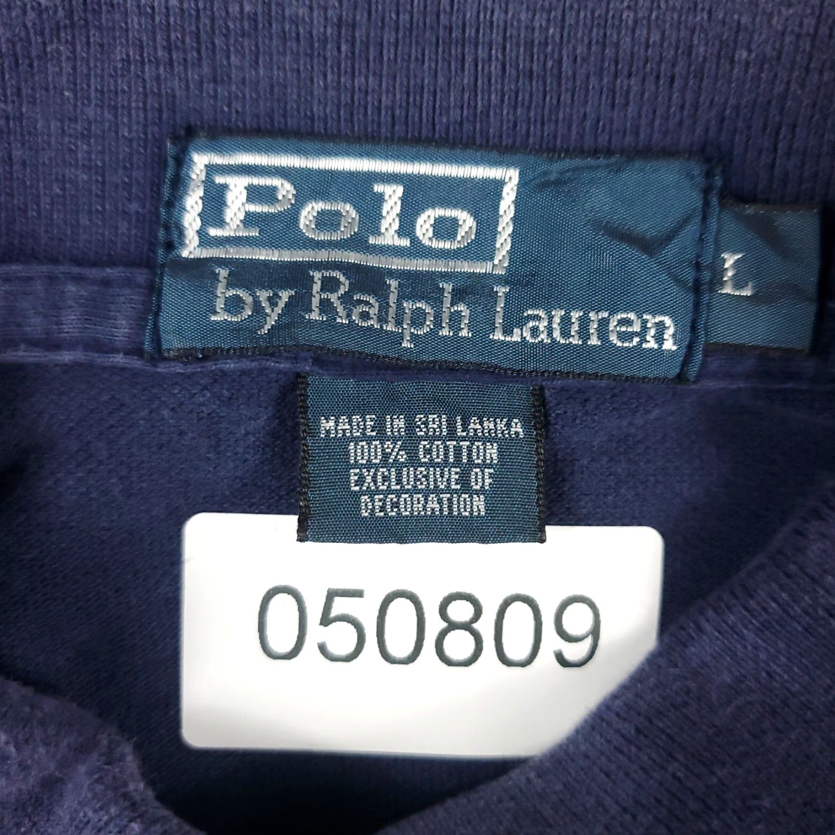 Ralph Lauren VINTAGE Polo Shirt Ralph Lauren Polo Shirt Mens Large Blue Pony Casual Short Sleeve FADED - 90s/Classic American Preppy Mens L Blue Polo Size US L / EU 52-54 / 3 - 7 Thumbnail