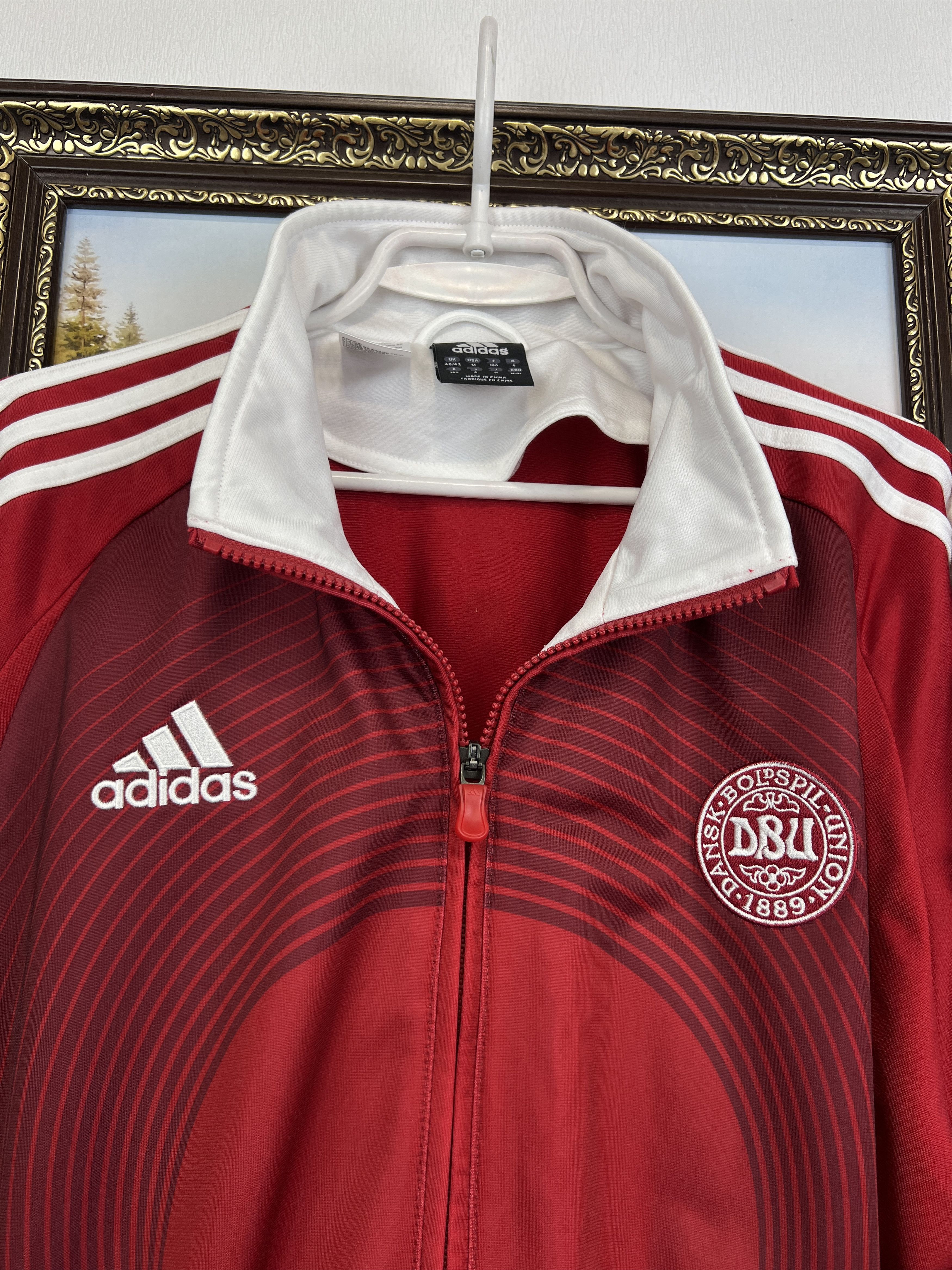 Adidas Vintage Adidas Denmark Football Suit Soccer Jacket Pants Set Size US M / EU 48-50 / 2 - 4 Thumbnail