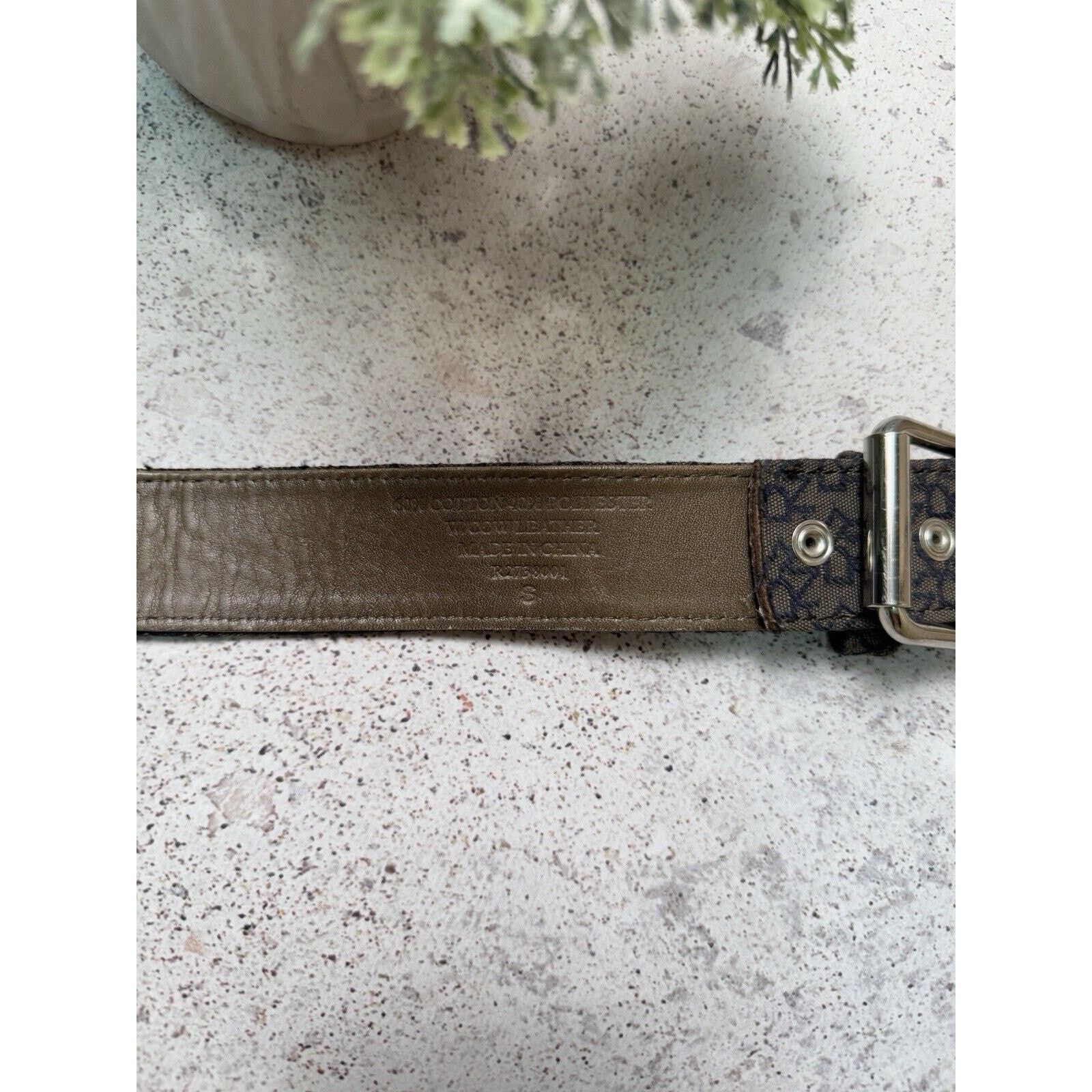 DKNY DKNY Monogram Logo Brown Belt Size S Size ONE SIZE - 7 Thumbnail