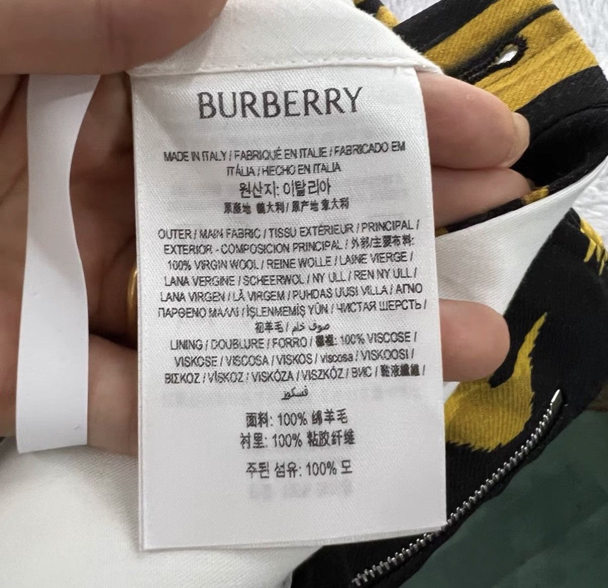 Burberry Burberry Animal Print Wool Trousers J41 Size US 32 / EU 48 - 5 Thumbnail