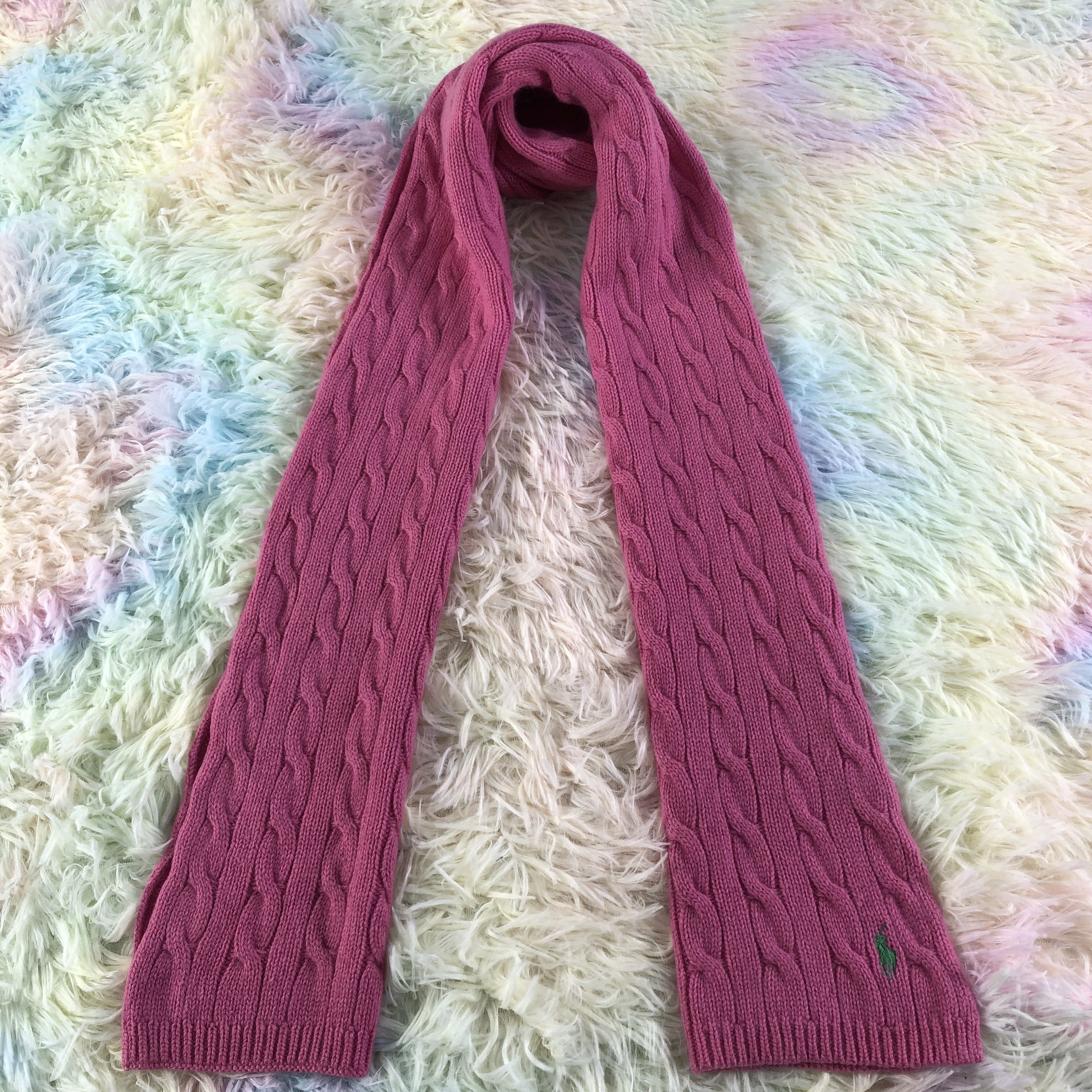 Ralph Lauren Ralph Lauren Pink Scarf / Muffler / Neckwear - KM381 Size ONE SIZE - 1 Thumbnail