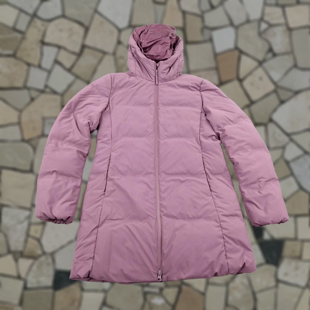 Uniqlo VINTAGE? No — Uniqlo Jacket Womens XS Purple Seamless Down Puffer Parka Long Quilted Coat Size XS / US 0-2 / IT 36-38 - 1 Thumbnail