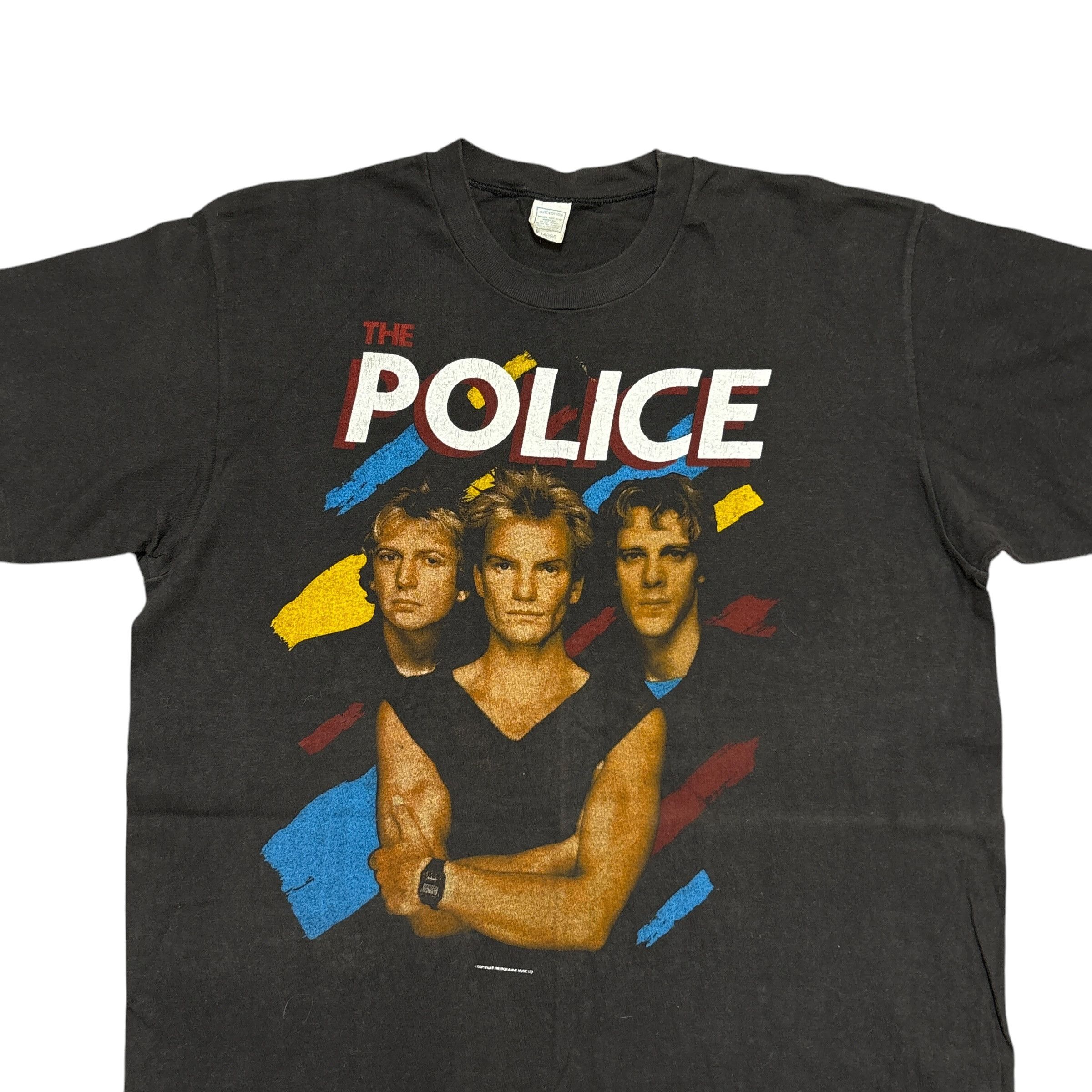 Band Tees Vintage The Police T Shirt 80s Tour Band Tee Single Stitch Size US L / EU 52-54 / 3 - 3 Thumbnail