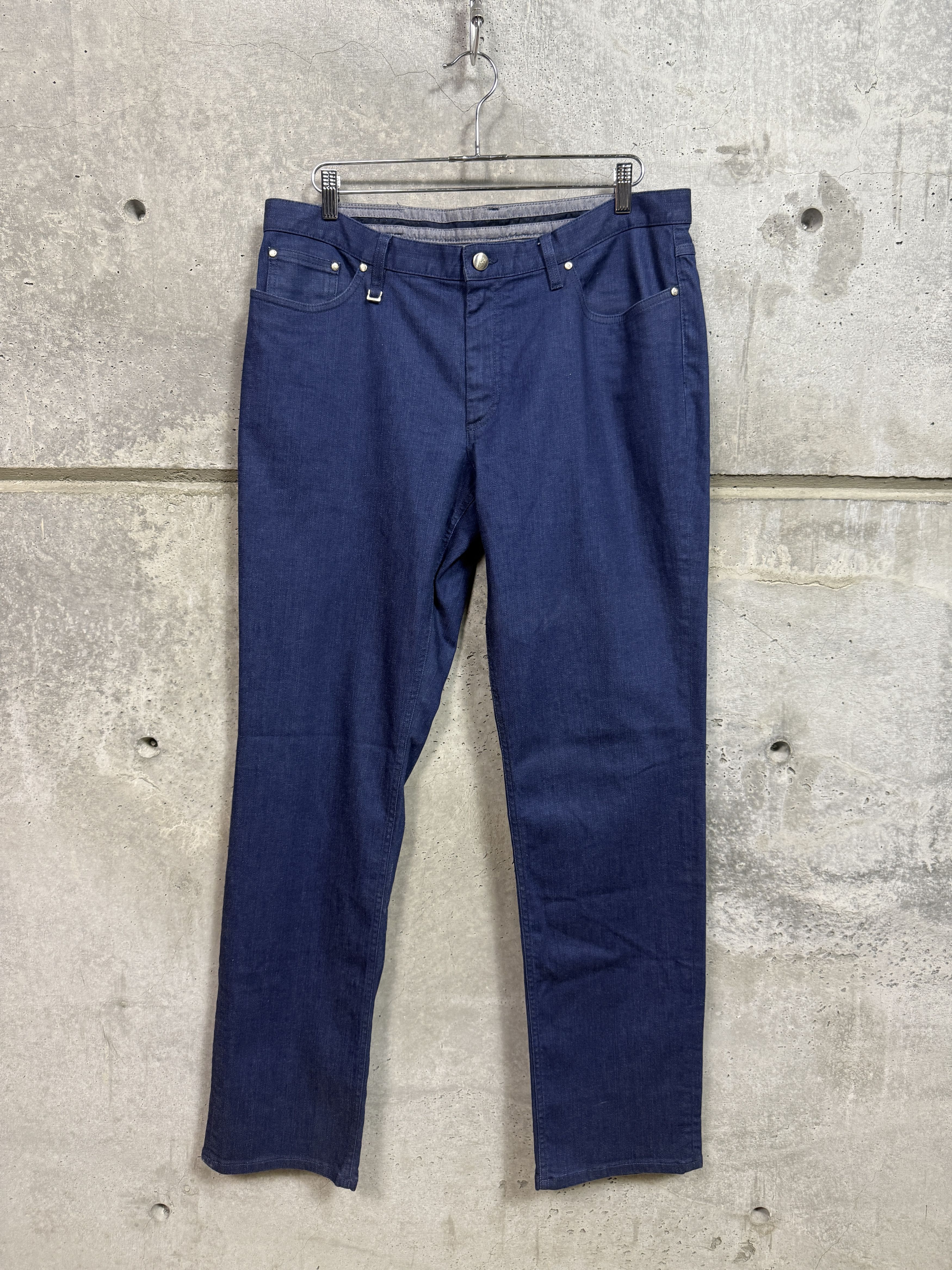 Ermenegildo Zegna Ermenegildo Zegna Denim Trousers Size US 38 / EU 54 - 1 Thumbnail
