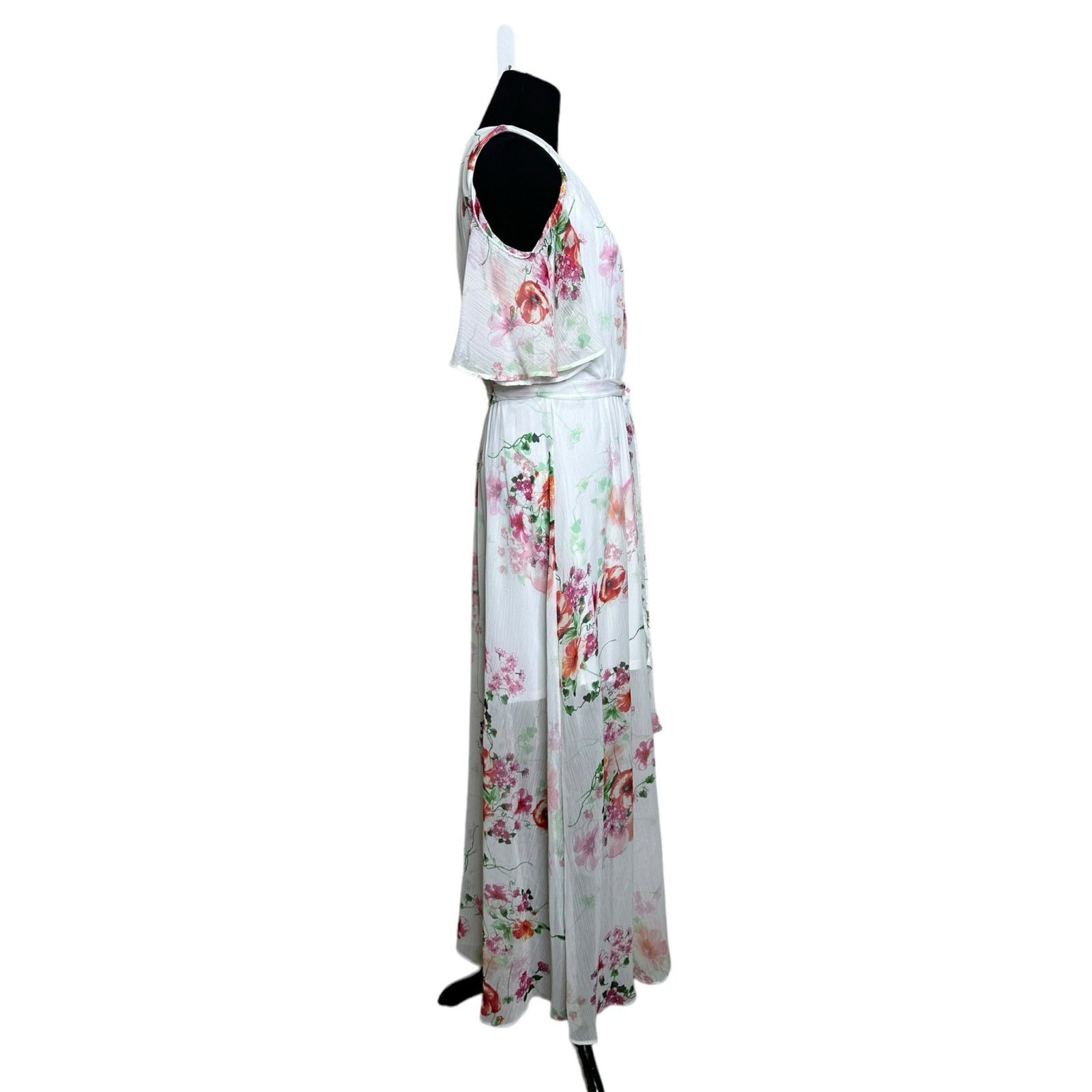 Calvin Klein Calvin Klein floral print cold shoulder maxi dress size 4 Size S / US 4 / IT 40 - 19 Thumbnail