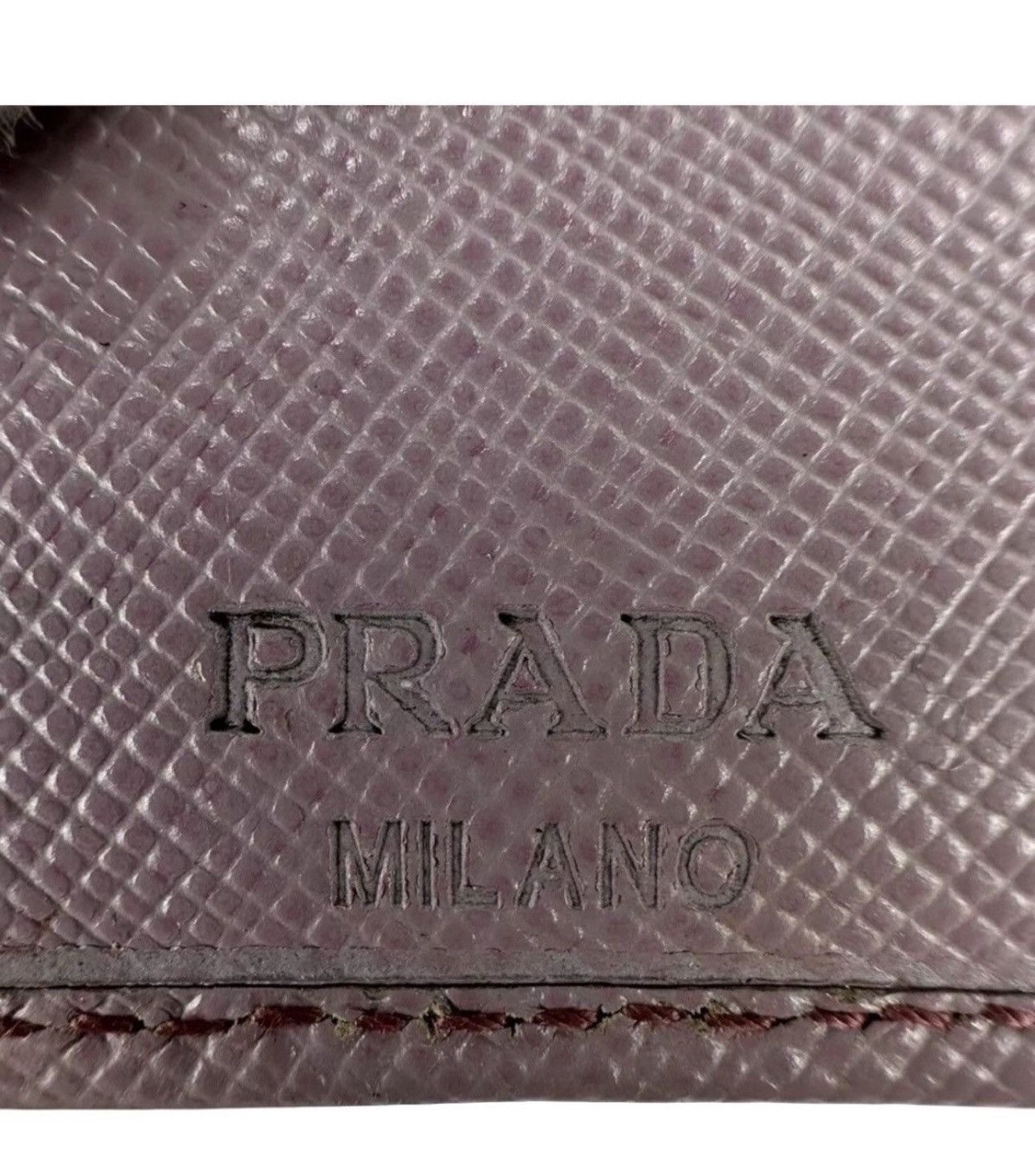 Prada Prada Safiano Leather Wallet in Pink Excellent Condition Size ONE SIZE - 12 Thumbnail