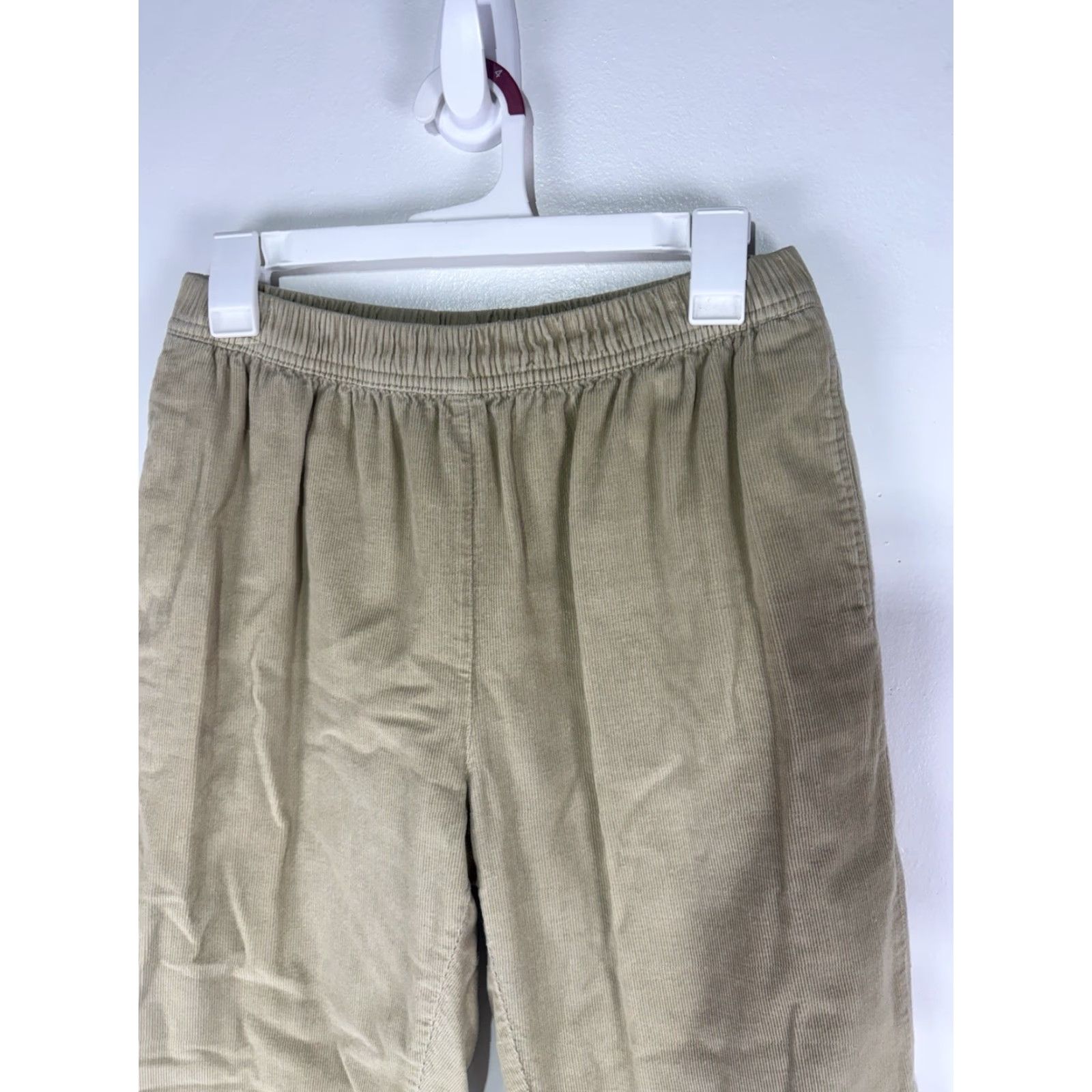 Vintage VINTAGE American Sweetheart Pants Corduroy Insulated Pull On Beige 12 Womens Tapered Ankle 26in Inseam Fall Winter Size 34" / US 12 / IT 48 - 2 Thumbnail