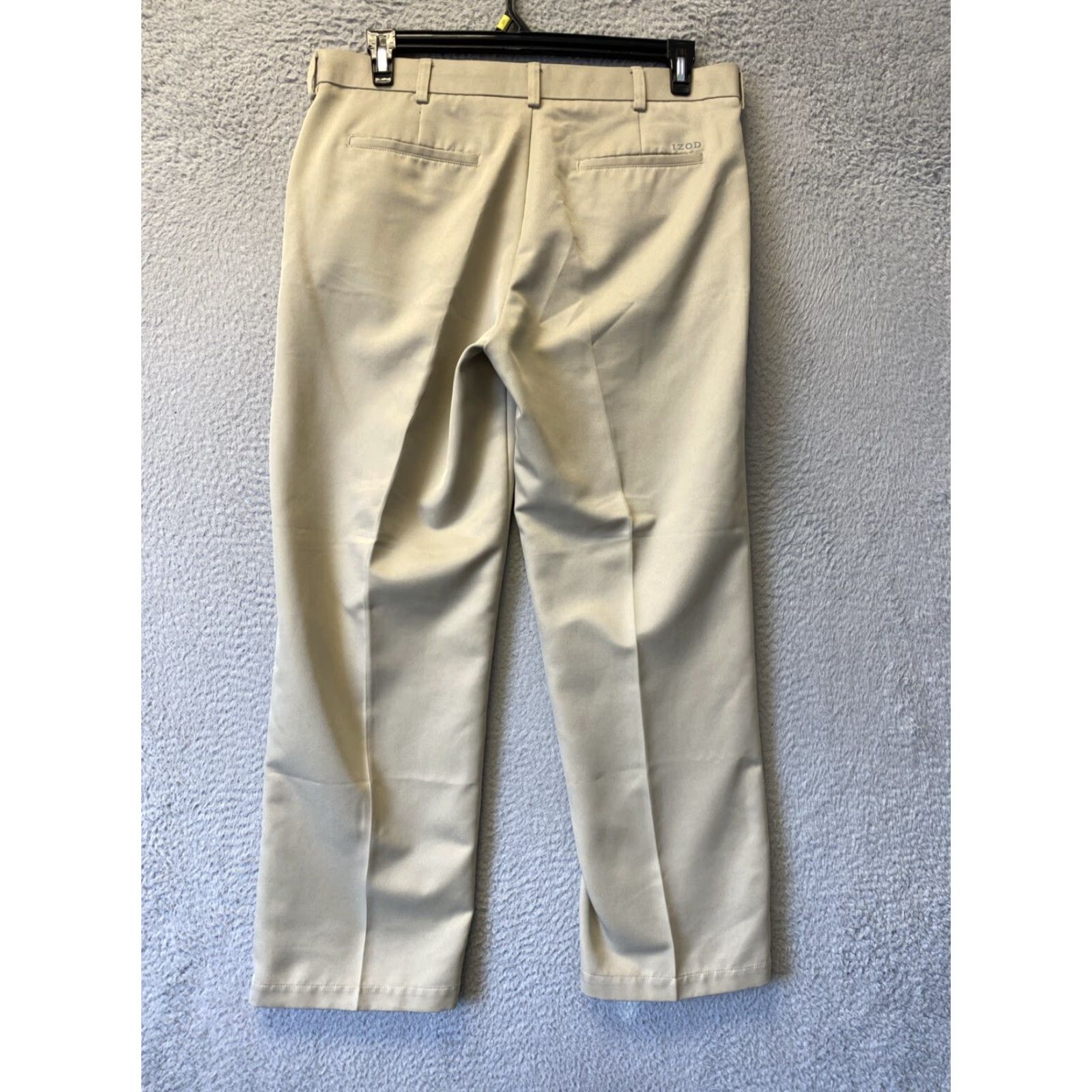 Izod VINTAGE IZOD Golf Pants Mens 34x30 Khaki Casual Lightweight /124-10 Size US 34 / EU 50 - 7 Thumbnail