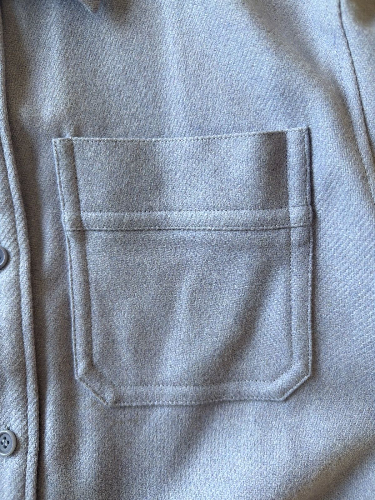A.P.C. Lavender Wool Shirtjacket Size US L / EU 52-54 / 3 - 5 Thumbnail