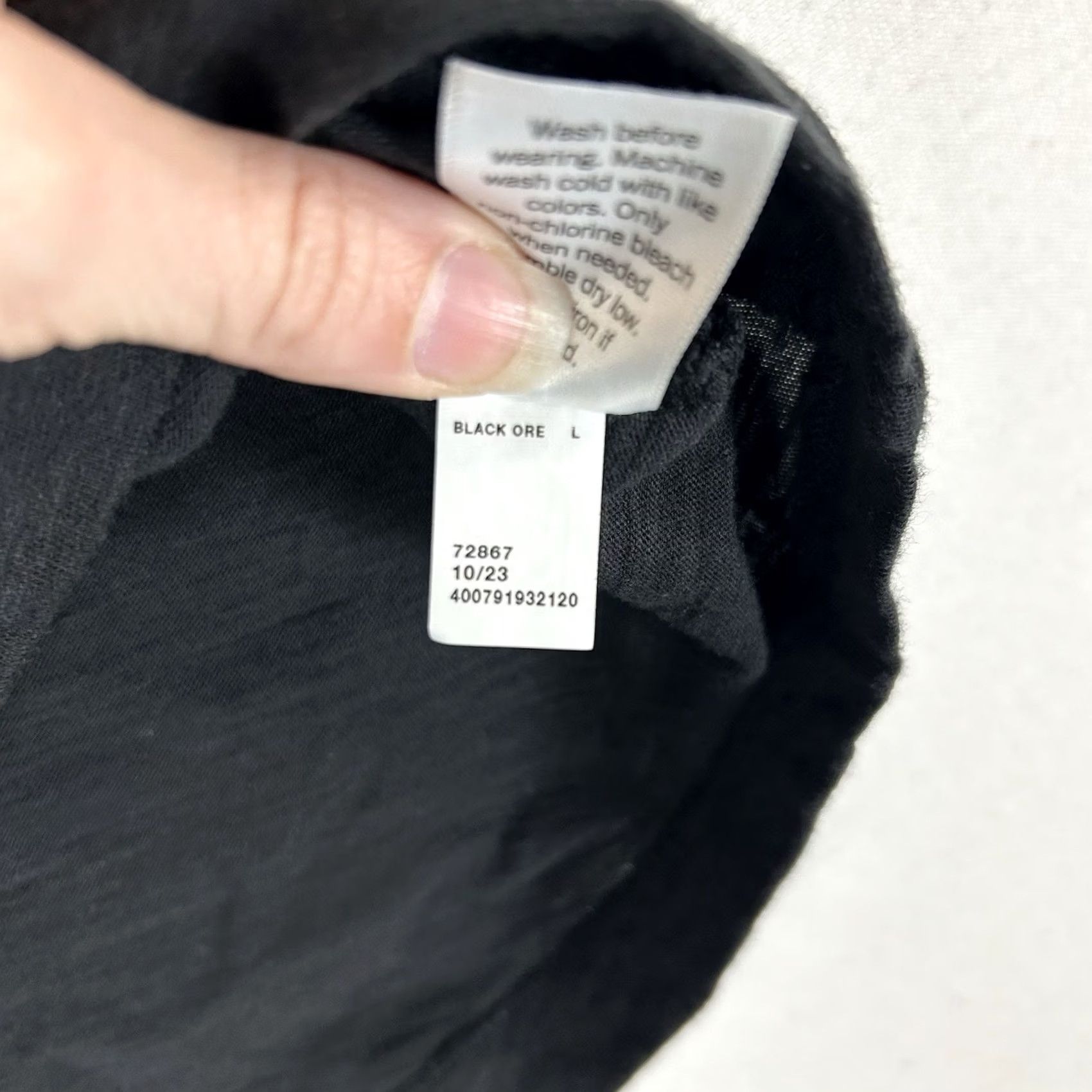 Vintage LC Lauren Conrad Short Sleeve V-Neck T-Shirt Womens Large Black Ruffle Sleeve Vintage? No Size L / US 10 / IT 46 - 5 Thumbnail