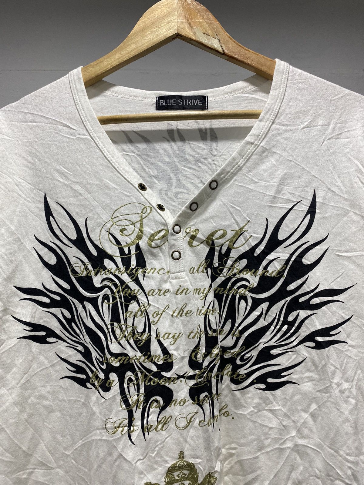 Hysteric Glamour Sick☠️ Strive Poem Flame y2k Punk Grunge Lgb Size US L / EU 52-54 / 3 - 5 Thumbnail