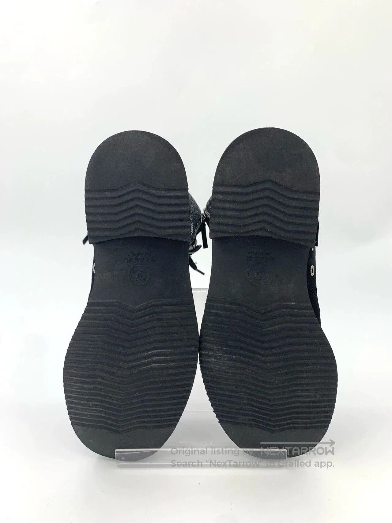 Chanel Chanel Suede Lace-Up Short Boots. Size US 7 / EU 40 - 5 Thumbnail