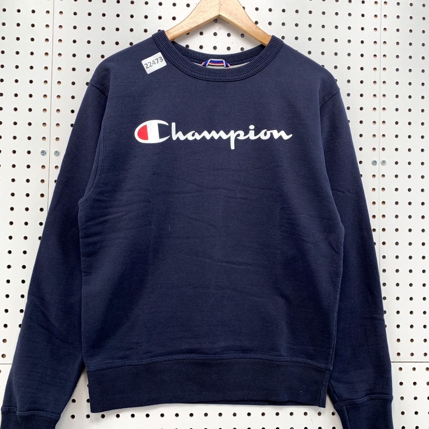 Champion Champion Sweatshirt Mens Small Blue Navy Pullover Crewneck Spell Out Size US S / EU 44-46 / 1 - 5 Thumbnail