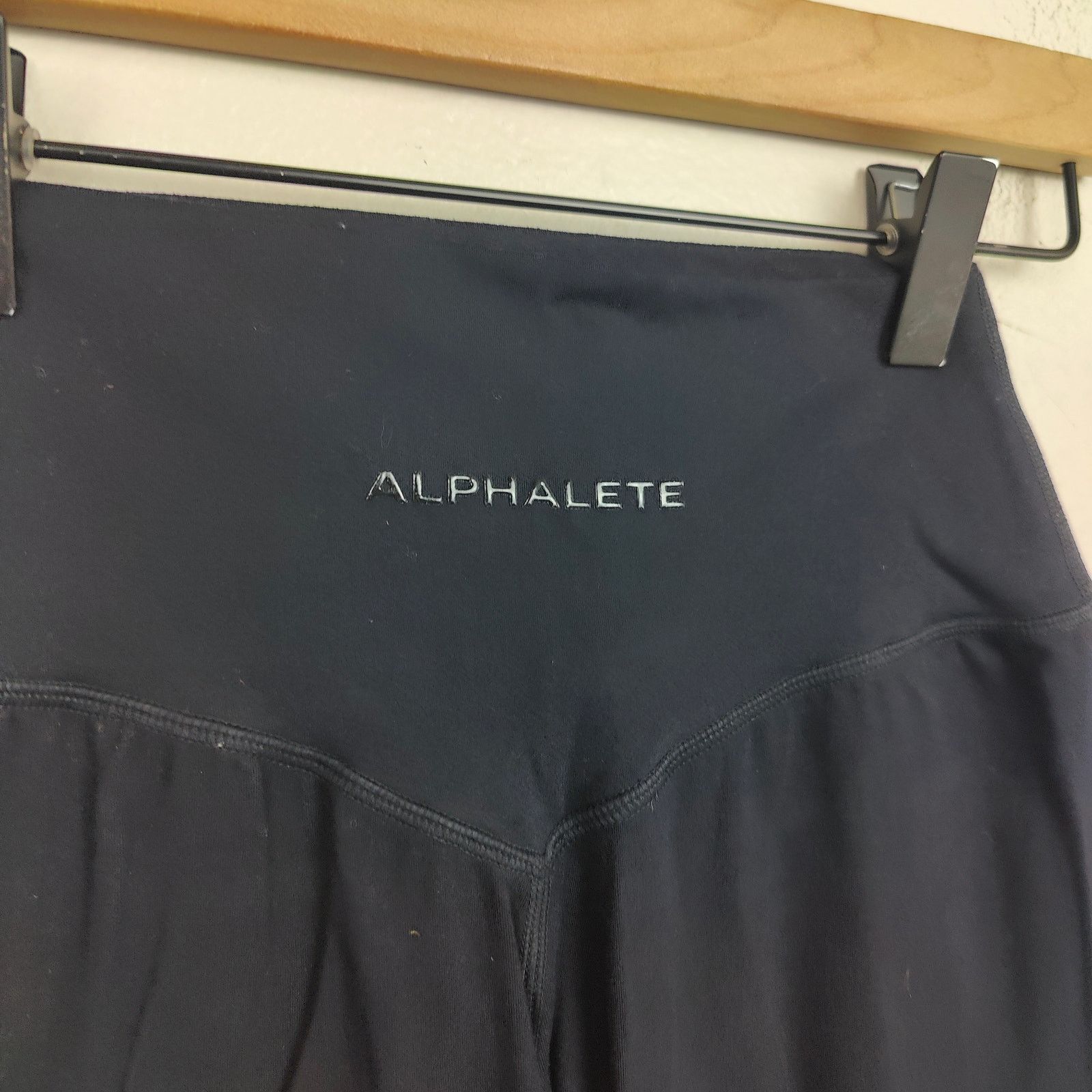 Other Alphalete Leggings Womens XS Black High Rise Brushed Size 26" / US 2 / IT 38 - 5 Thumbnail