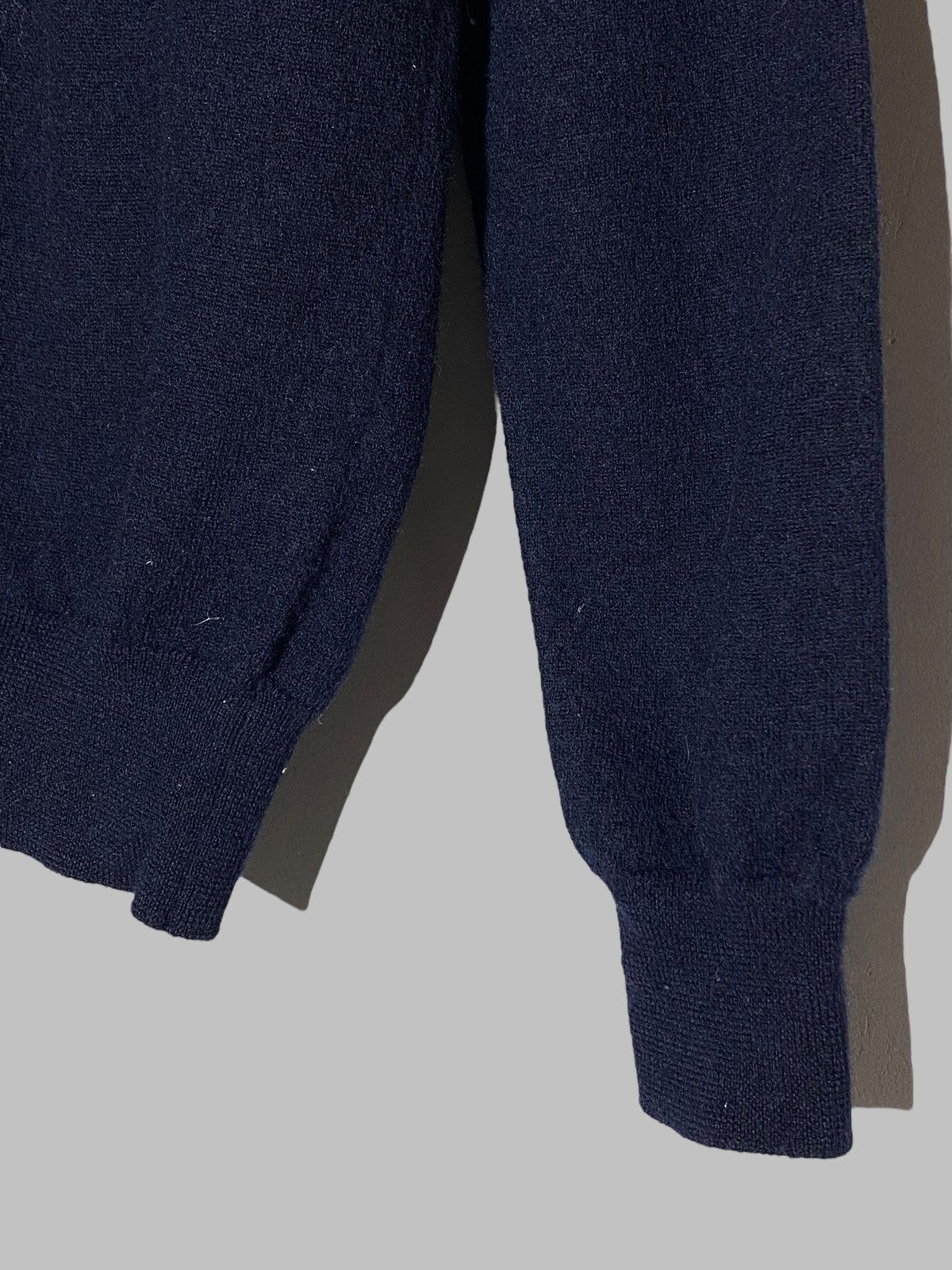 Moncler Moncler Navy Blue Wool Sweater Patch Logo Size US XS / EU 42 / 0 - 6 Thumbnail