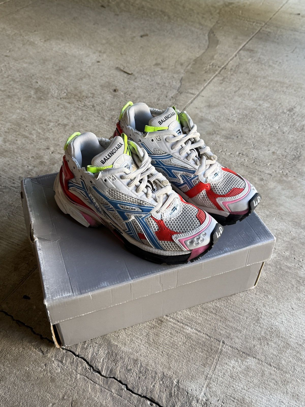 Balenciaga Balenciaga Runner Multicolour Size US 7 / EU 40 - 1 Thumbnail