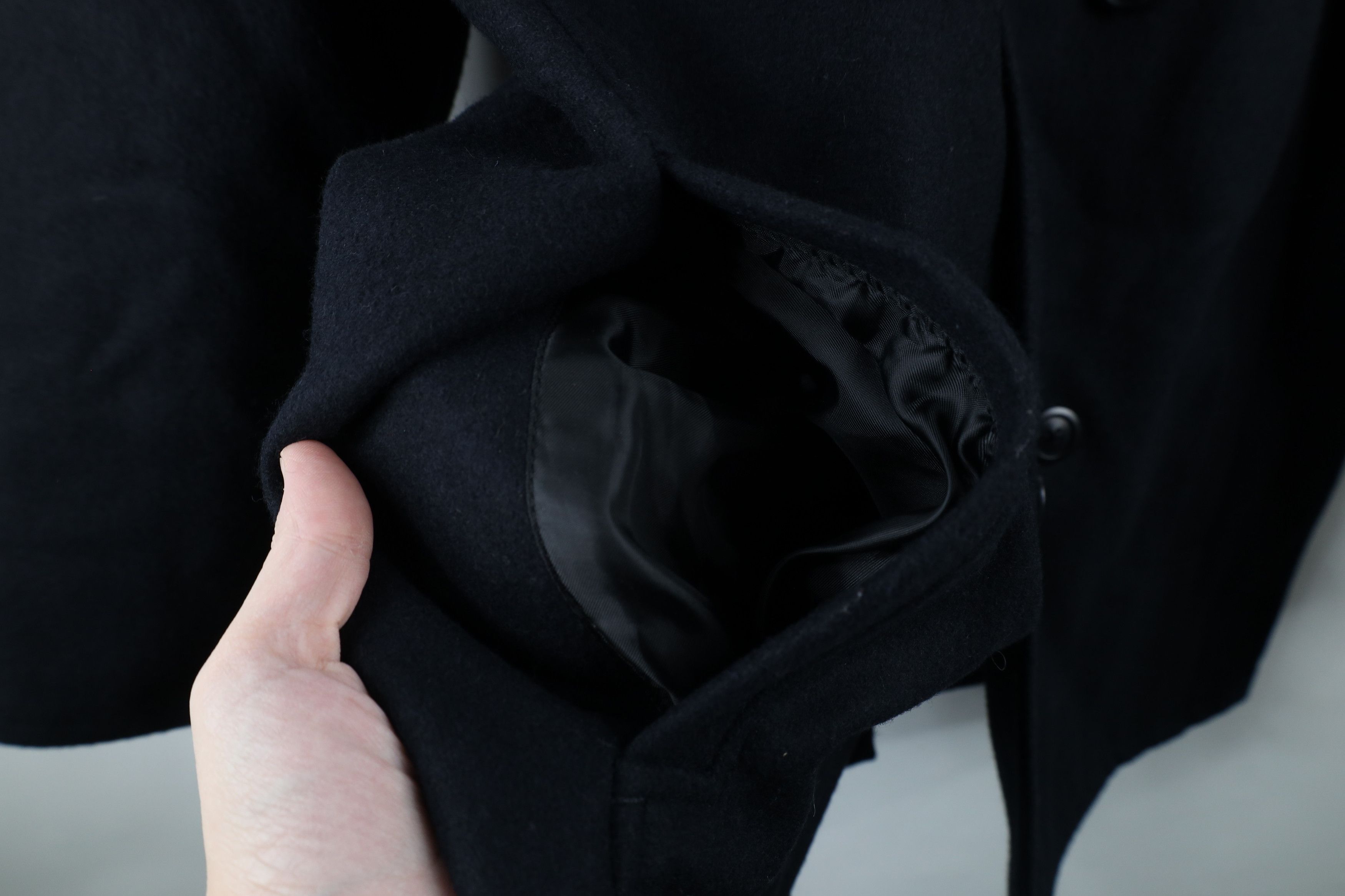 Eddie Bauer × Vintage Vintage Eddie Bauer Double Breasted Wool Peacoat Navy Blue Size US XL / EU 56 / 4 - 4 Thumbnail