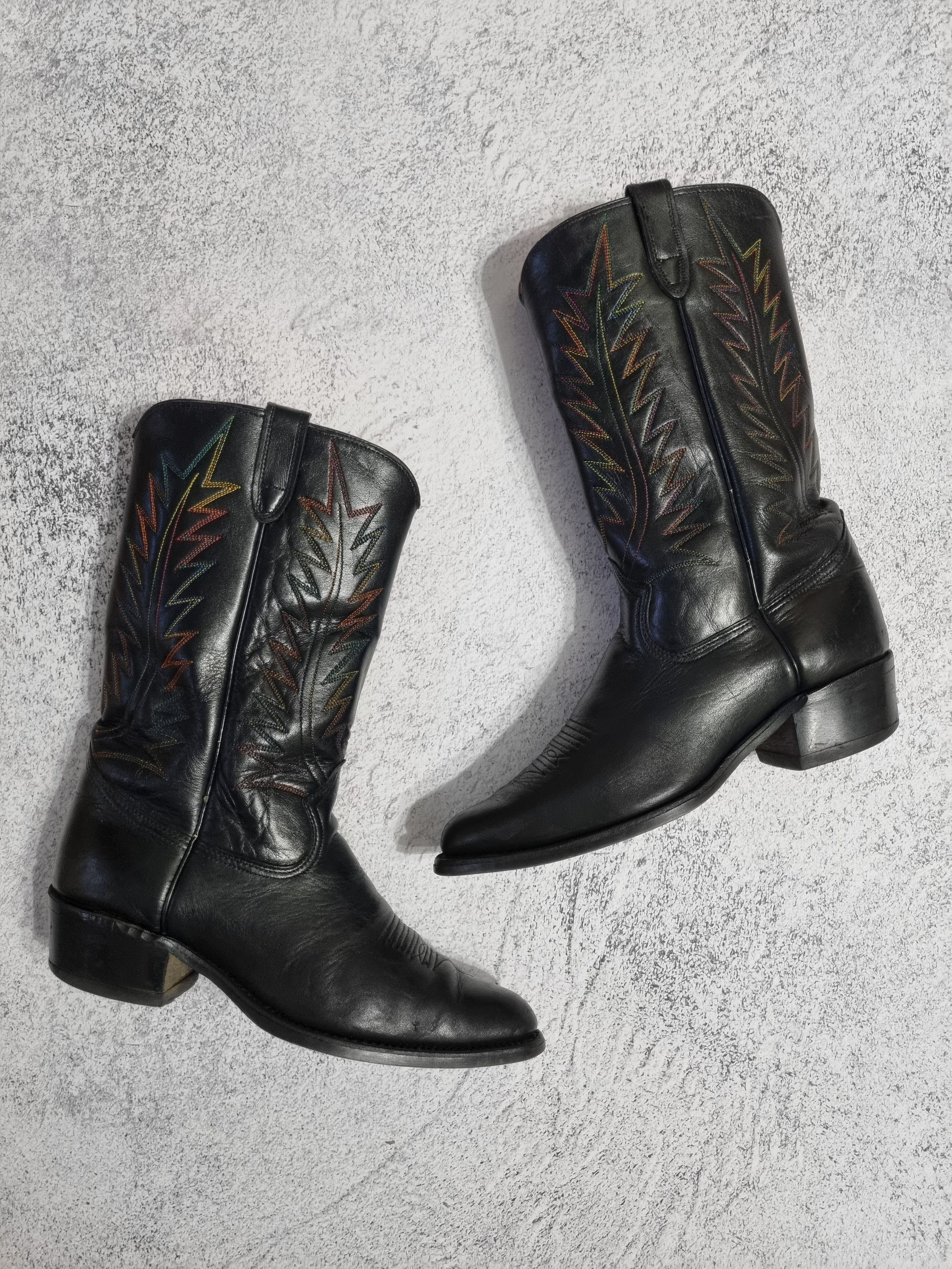 Vintage Vintage Leather Cowboy Western Boots Size US 10.5 / EU 43-44 - 1 Thumbnail