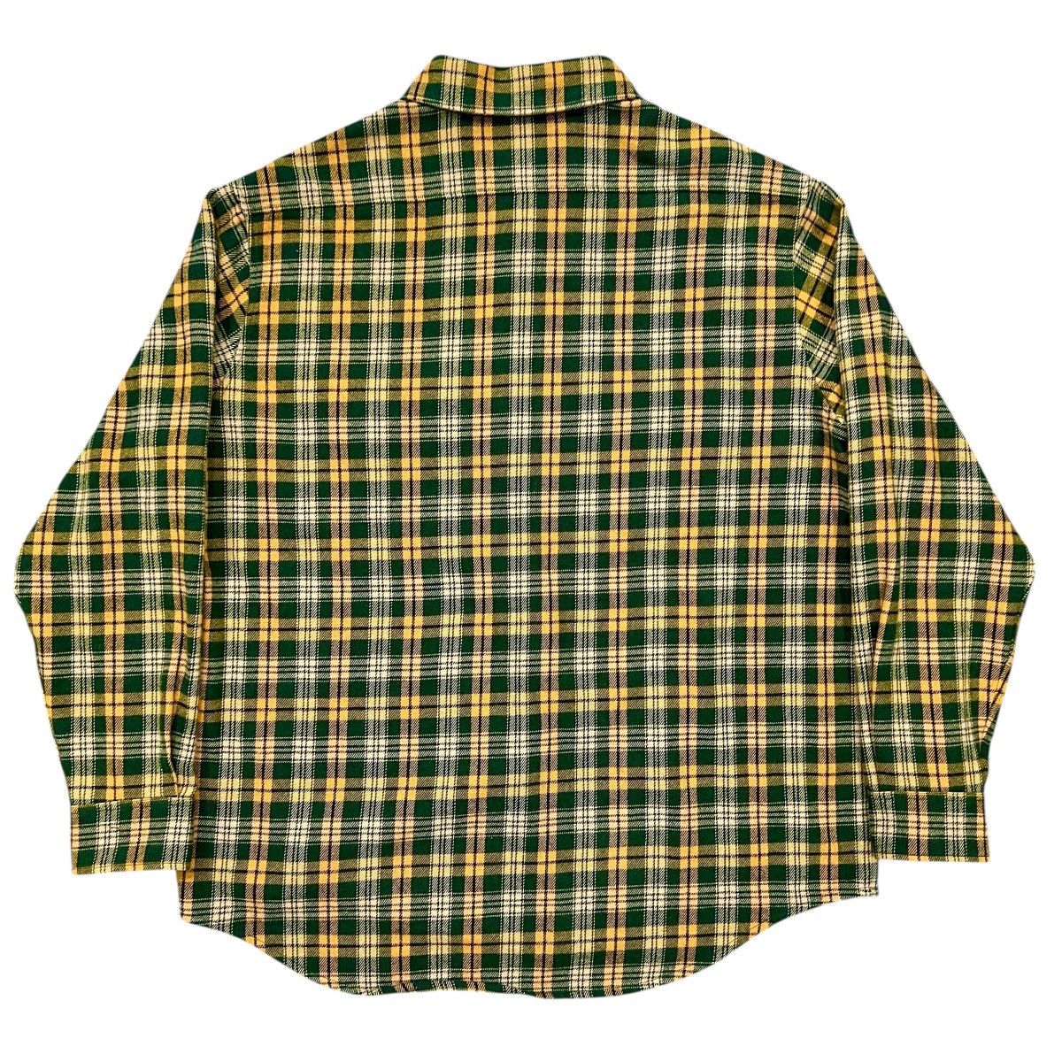 Celine CELINE × Hedi Slimane 2022FW Yellow Plaid Flannel Shirt Size US XXS / EU 40 - 9 Thumbnail