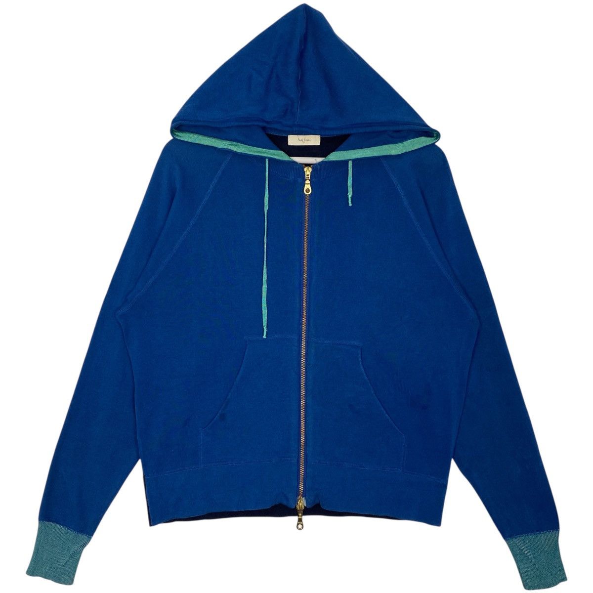 Vintage Vintage Paul Smith Hoodie Sweater Blue Pullover Size L Size US L / EU 52-54 / 3 - 1 Thumbnail