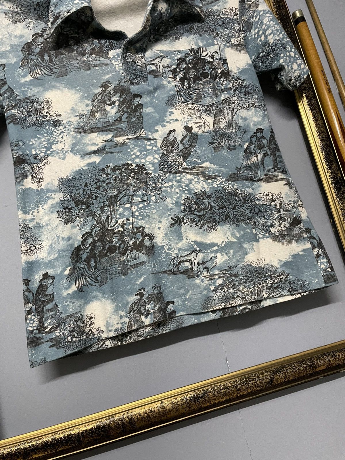 Japanese Brand Vintage 1980s Japan Traditional Art History Fullprint Tshirt Size US S / EU 44-46 / 1 - 4 Thumbnail