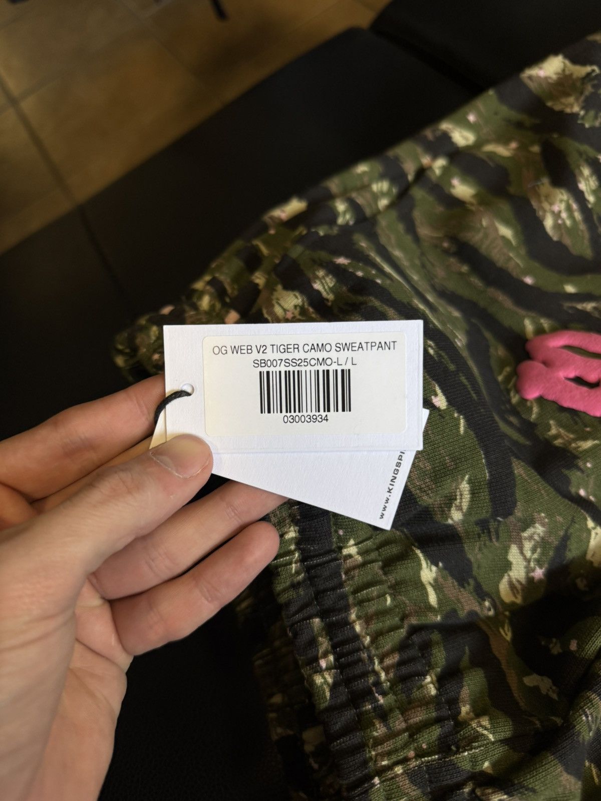 Sp5der Sp5der Worldwide Camo/Pink Sweatpants Size L (NEW) Size US 33 - 7 Thumbnail