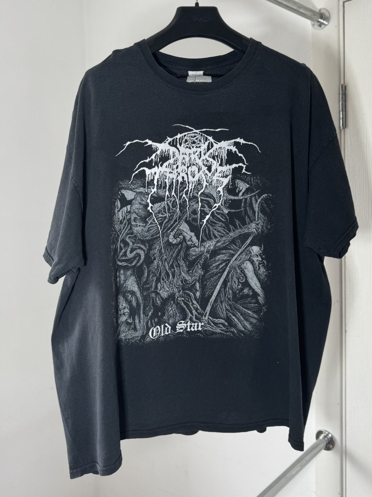 Band Tees Vintage DARKTHRONE Old Stat Black Metal Band Tee Size US XL / EU 56 / 4 - 3 Thumbnail