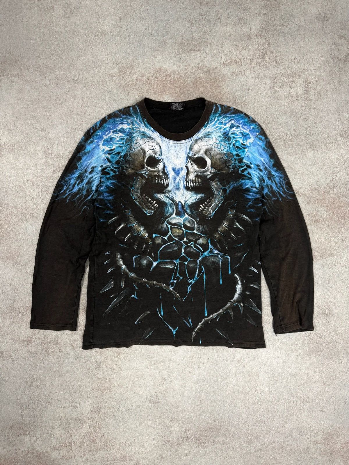 Other 00's Hardcore graphic skull longsleeve affliction style Size US S / EU 44-46 / 1 - 1 Thumbnail